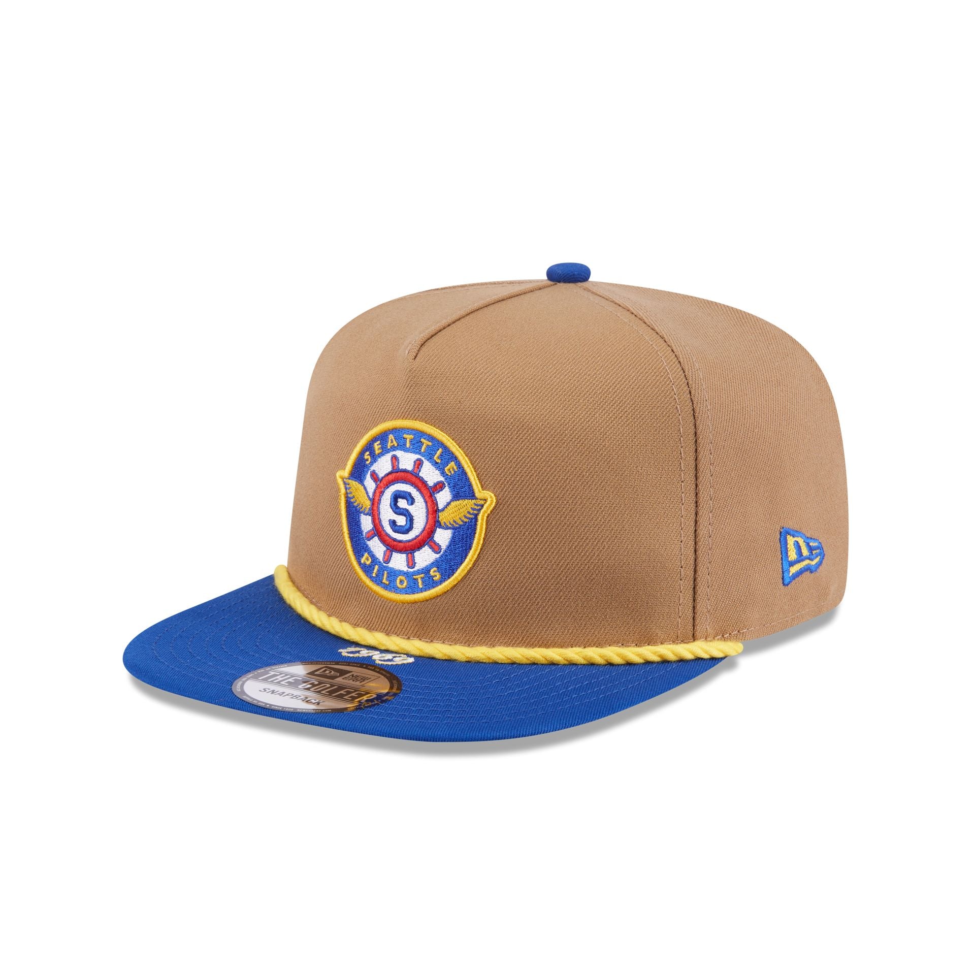 Seattle Pilots Khaki Rope Golfer Hat