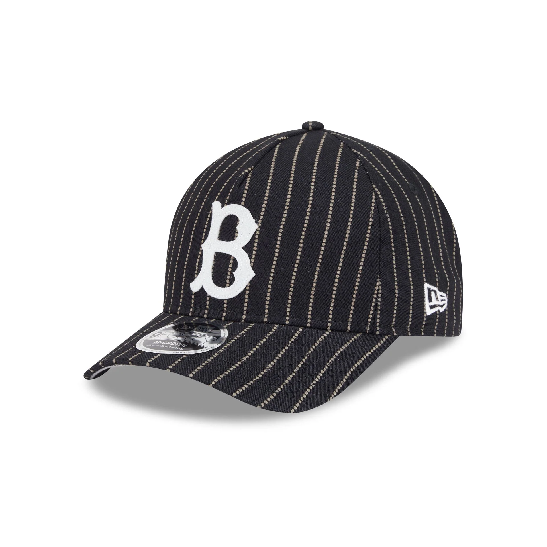 Los Angeles Dodgers Dotted Pinstripe 9FORTY M-Crown A-Frame Adjustable Hat