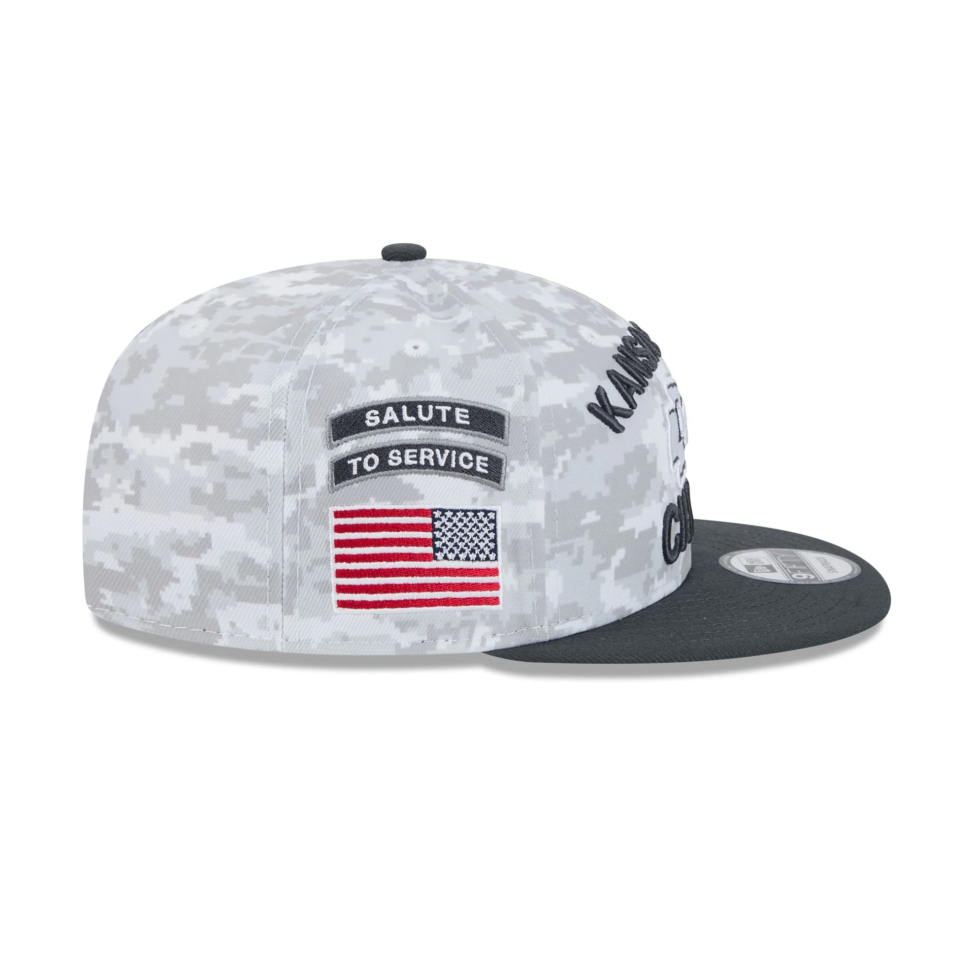 Kansas City Chiefs 2024 Salute to Service 9FIFTY Snapback Hat