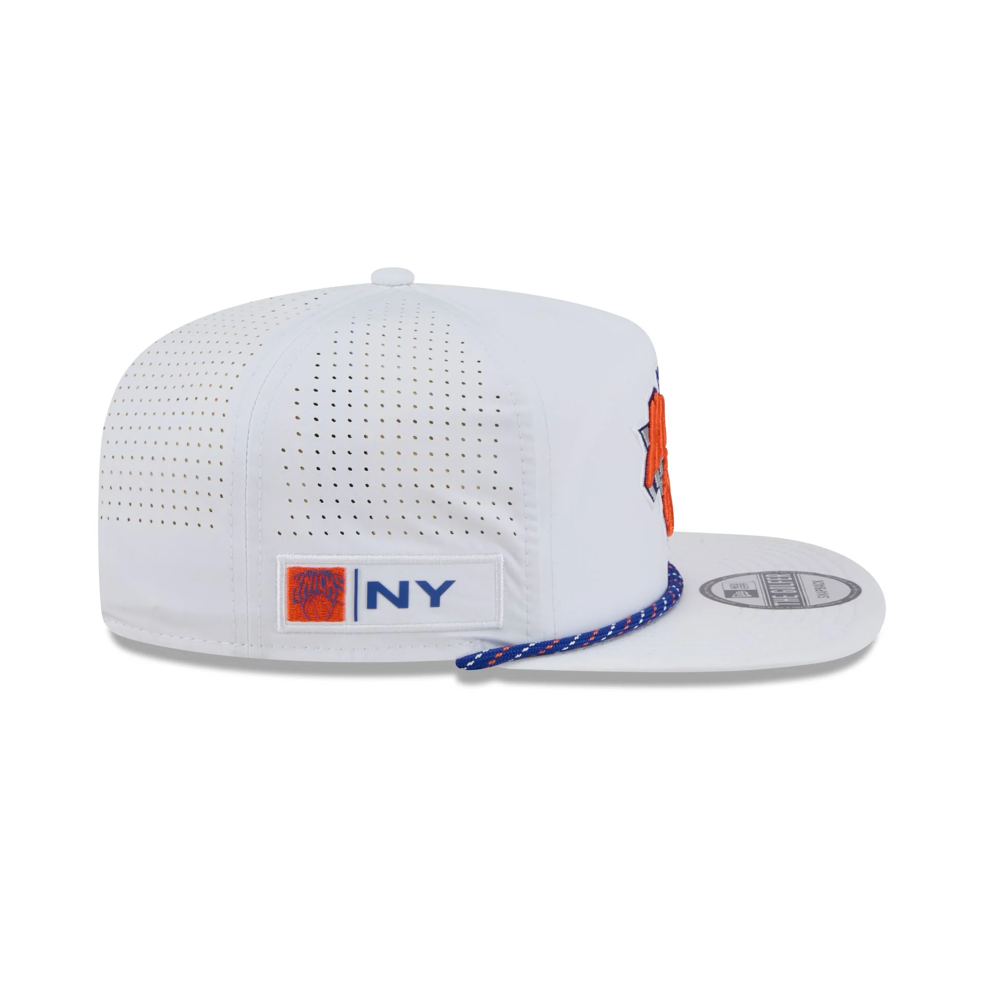 New York Knicks Optic White Performance Rope Golfer Hat