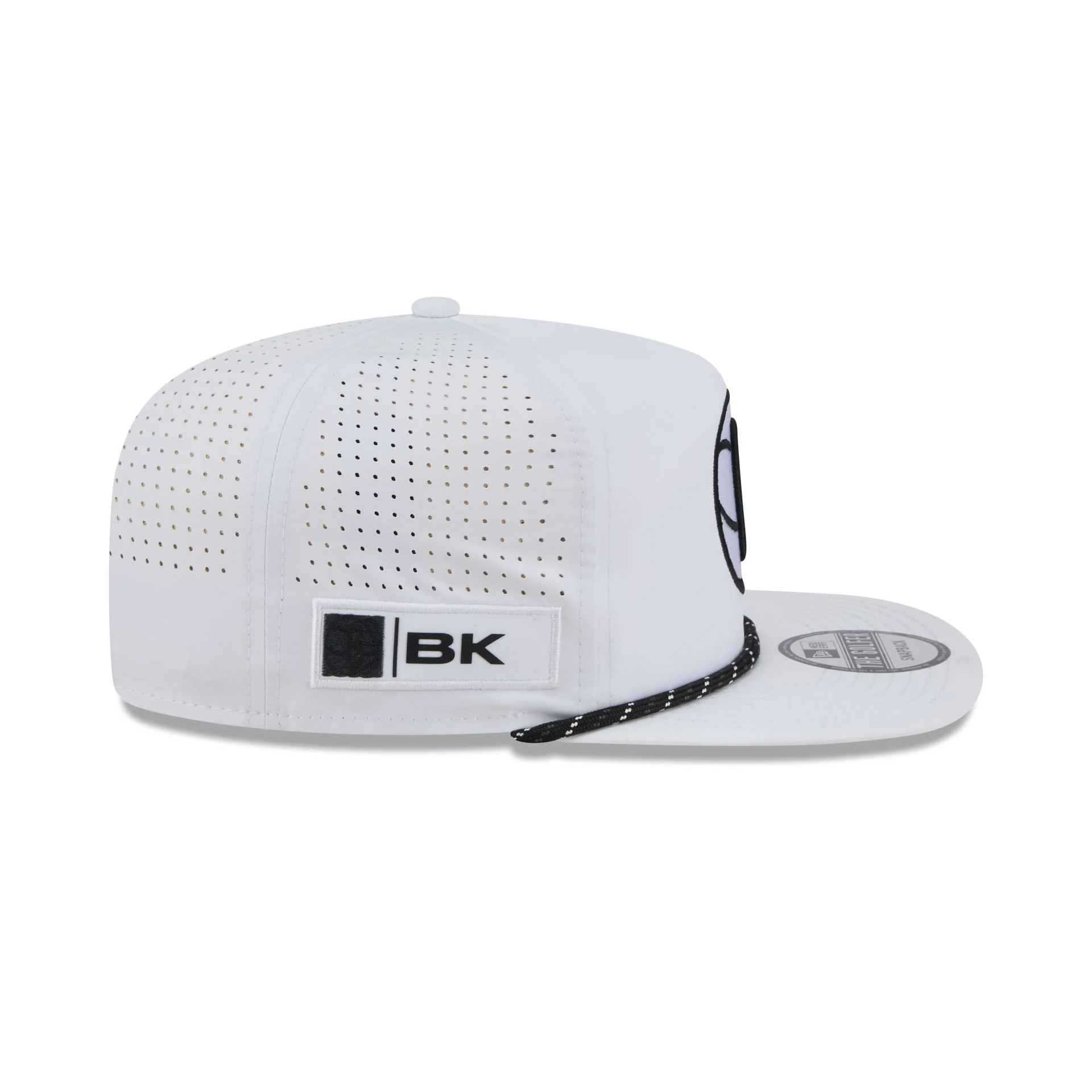 Brooklyn Nets Optic White Performance Rope Golfer Hat