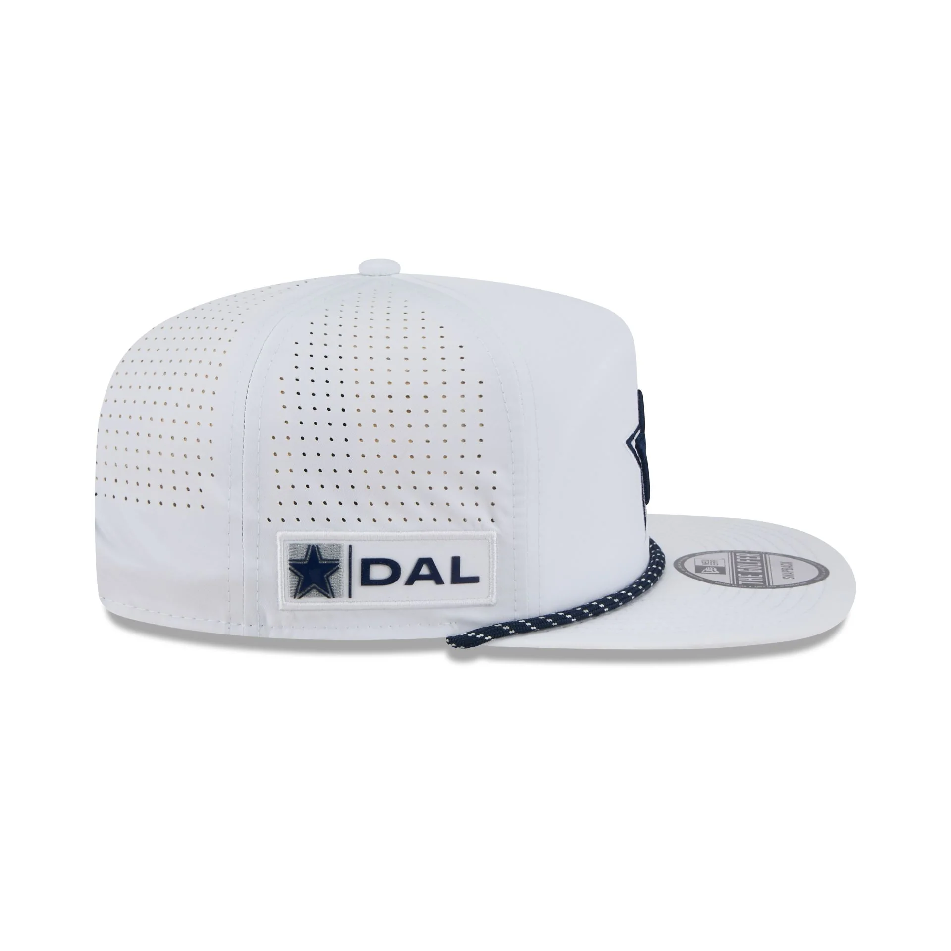 Dallas Cowboys Optic White Performance Rope Golfer Hat