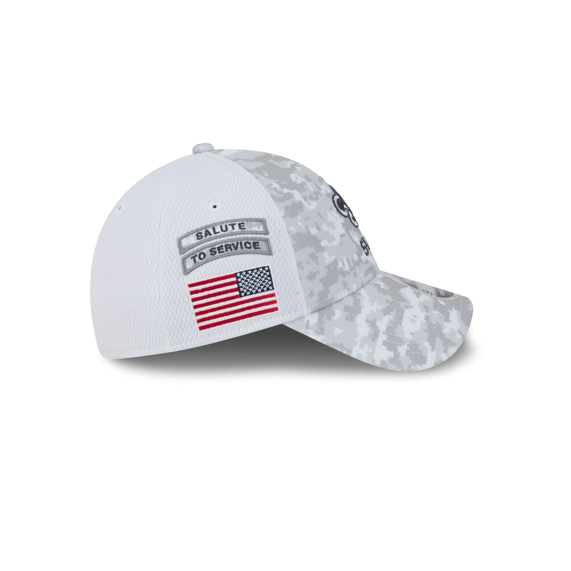 New Orleans Saints 2024 Salute to Service 9FORTY Stretch-Snap Hat