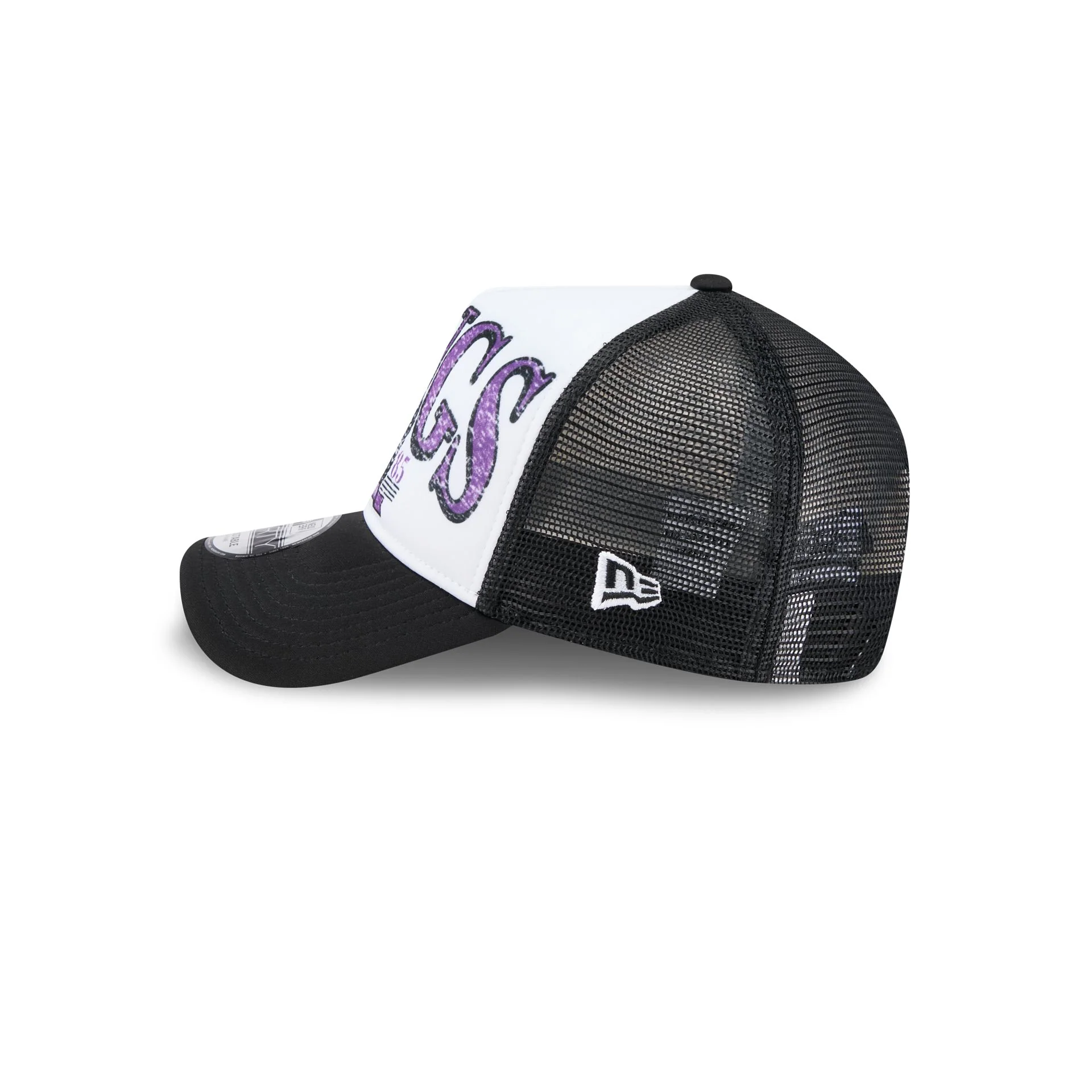 Sacramento Kings Distressed 9FORTY A-Frame Trucker Hat
