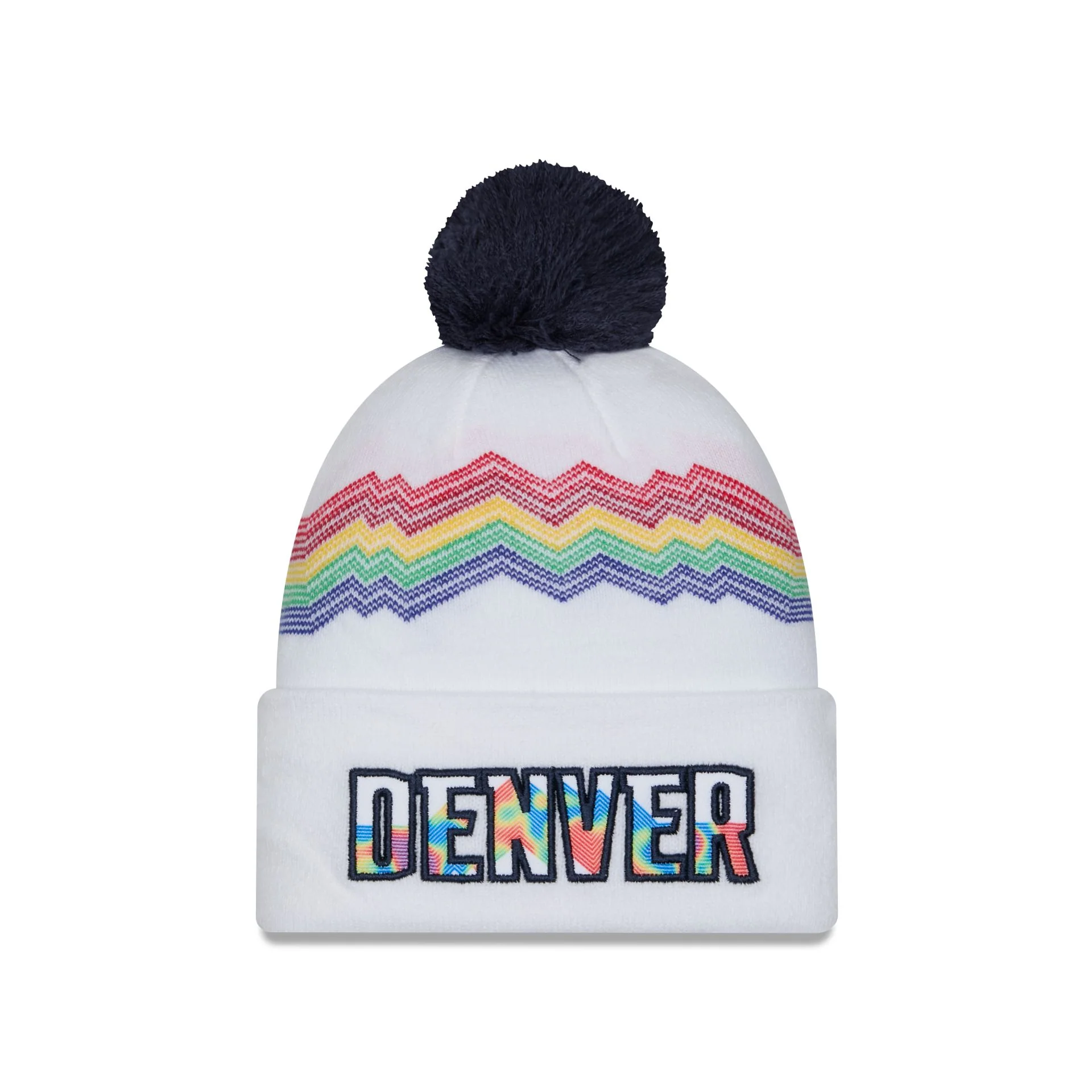 Denver Nuggets 2024 City Edition Pom Knit Hat