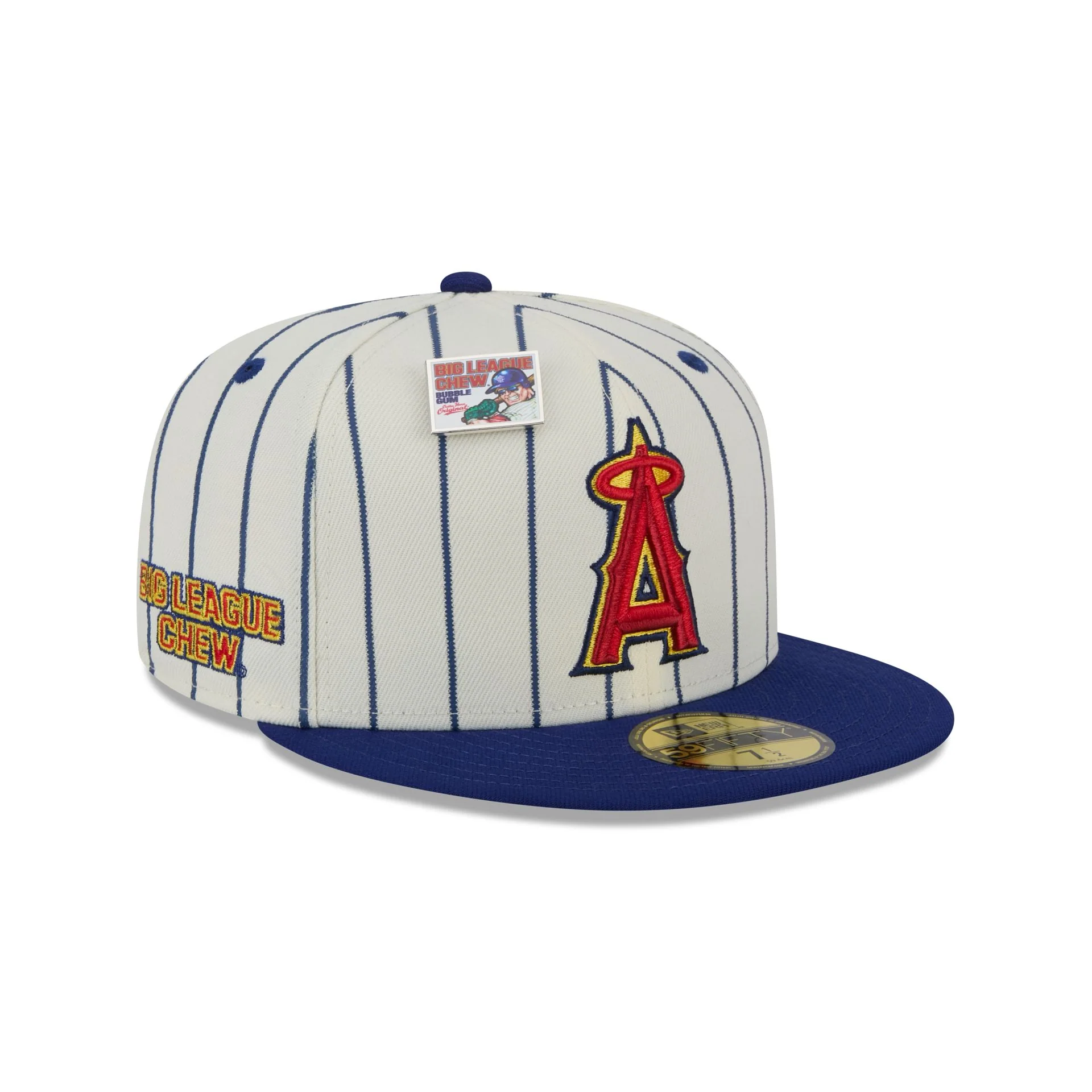 Big League Chew X Los Angeles Angels Pinstripe 59FIFTY Fitted Hat