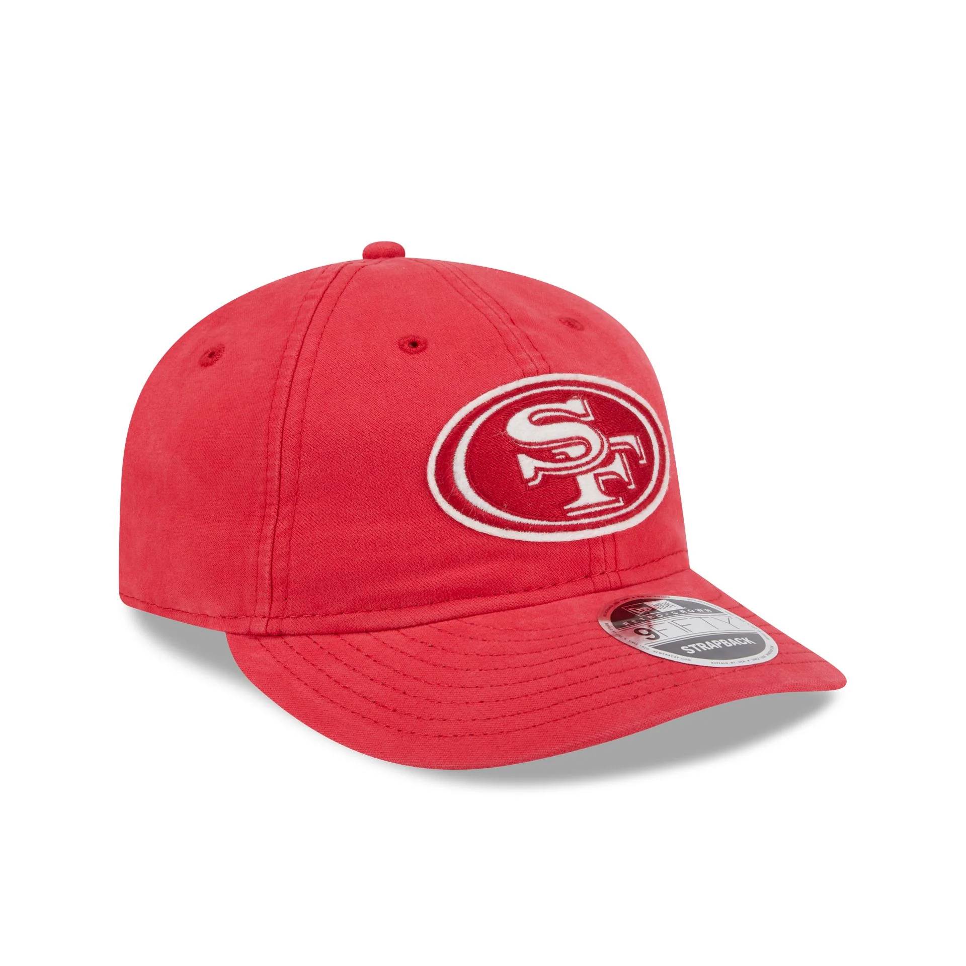 San Francisco 49ers Canvas Felt Retro Crown 9FIFTY Adjustable Hat