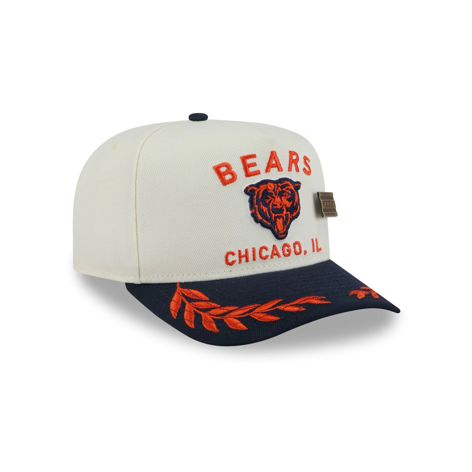 Chicago Bears 2025 Draft Chrome White 59FIFTY A-Frame Fitted Hat