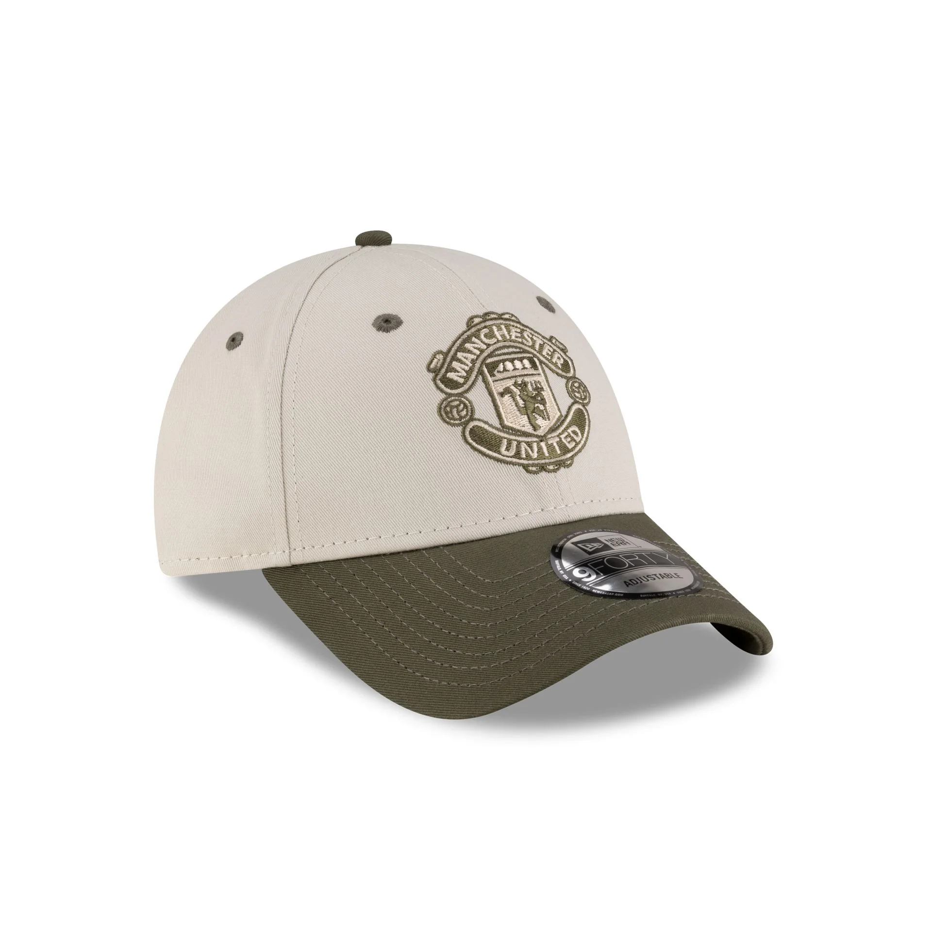 Manchester United FC Ivory 9FORTY Adjustable Hat