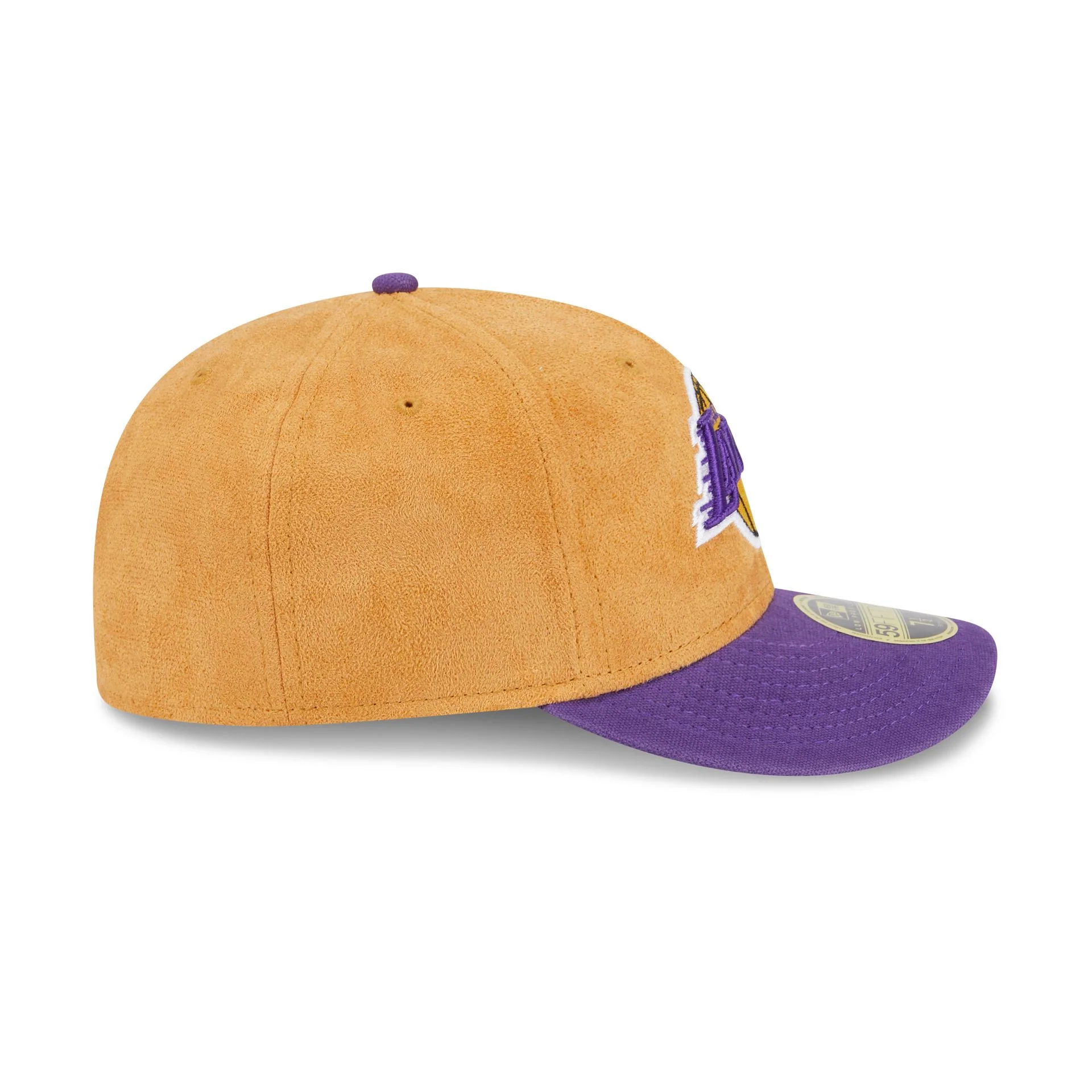 Los Angeles Lakers Tan Texture Low Profile 59FIFTY Fitted Hat