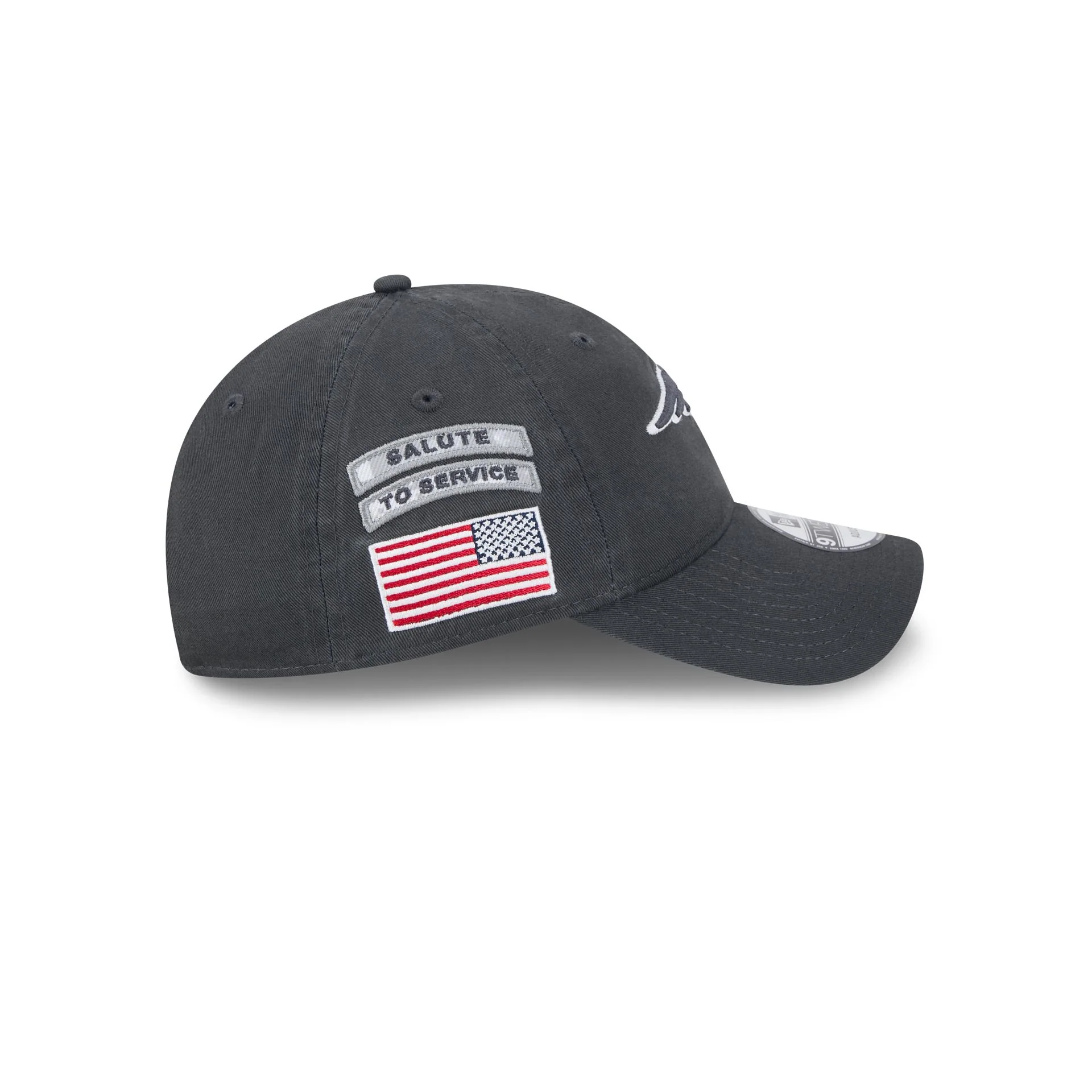 New England Patriots 2024 Salute to Service 9TWENTY Adjustable Hat