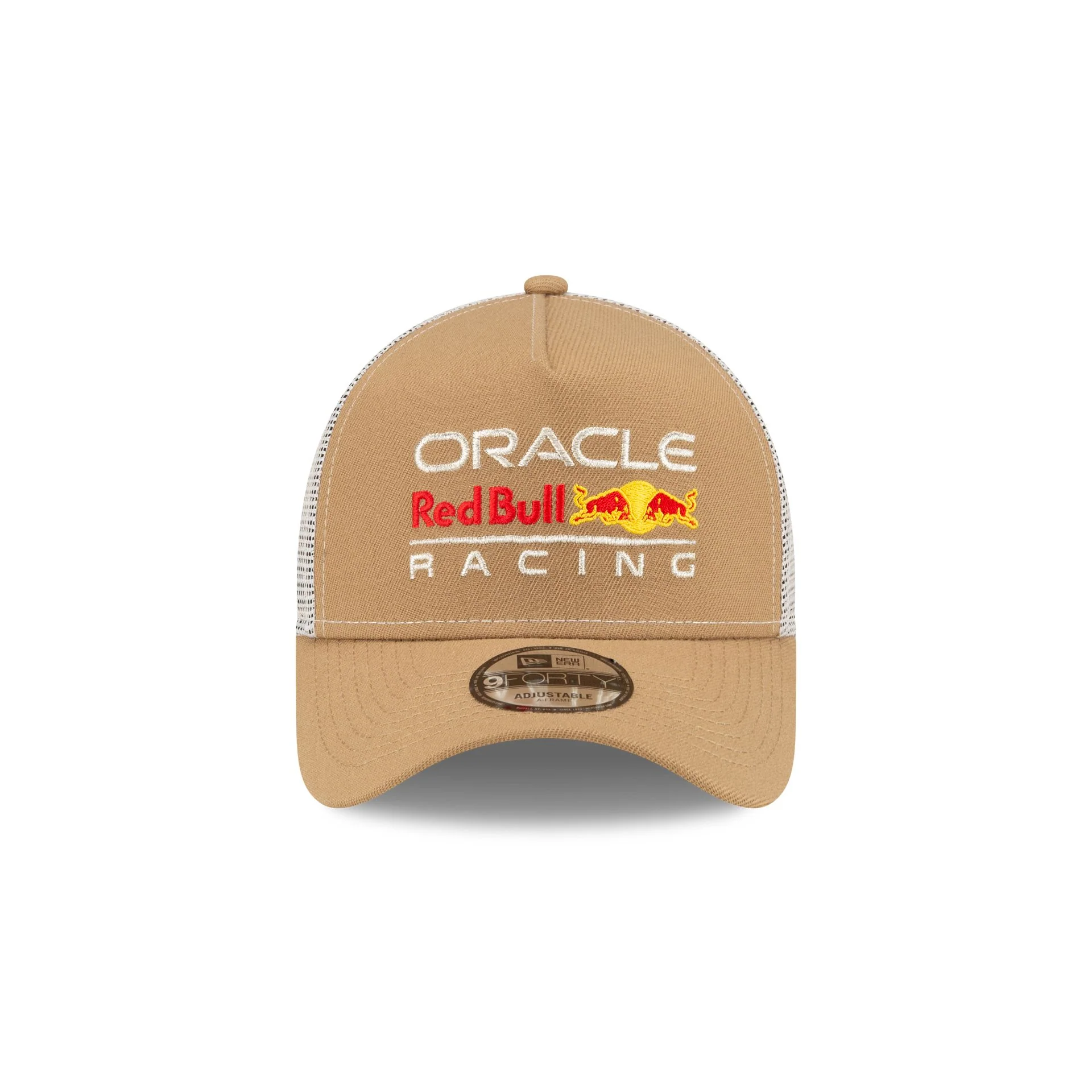 Oracle Red Bull Racing Essential Khaki 9FORTY A-Frame Trucker Hat