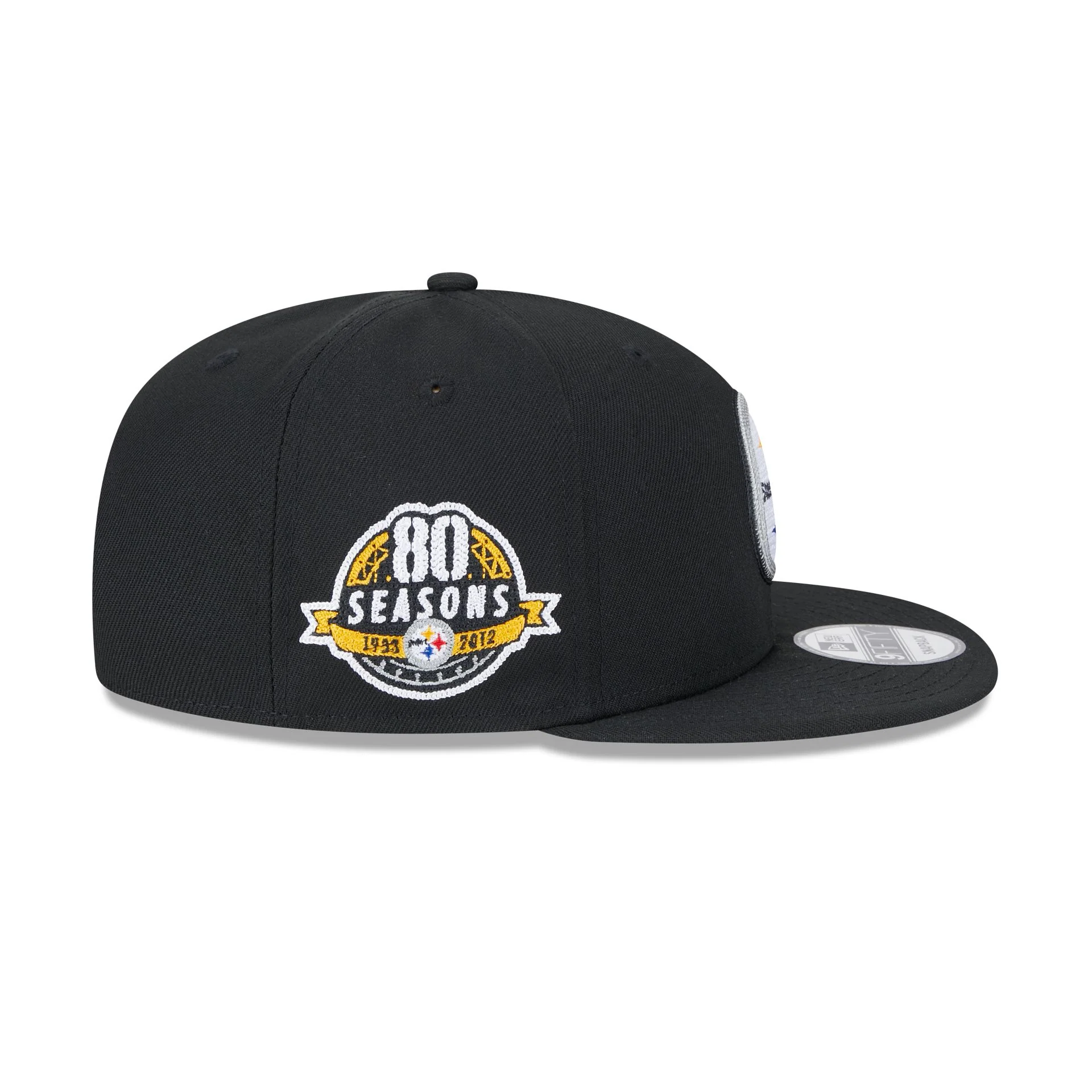 Alpha Industries x Pittsburgh Steelers Black 9FIFTY Snapback Hat