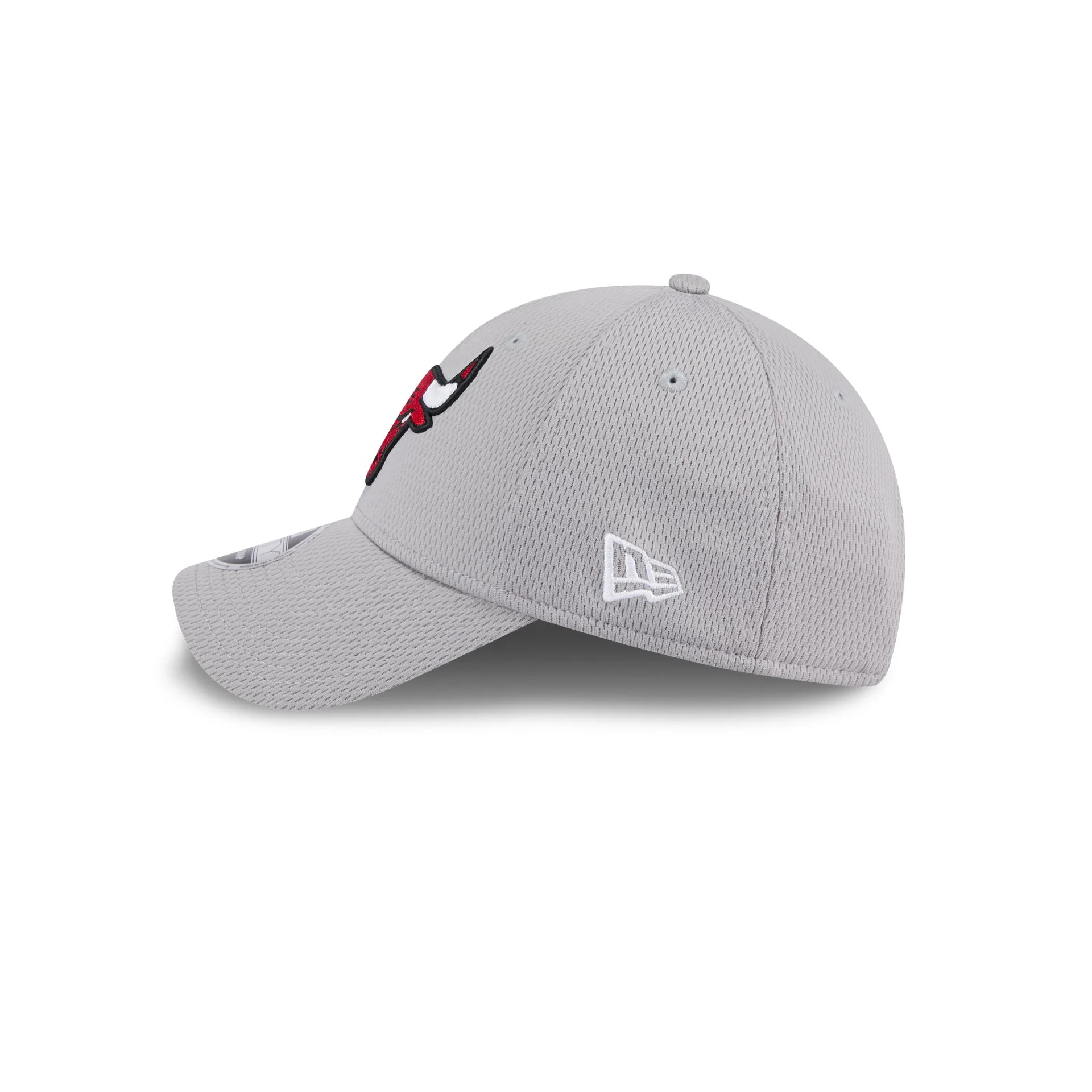 Chicago Bulls Gray 9FORTY Stretch-Snap Hat