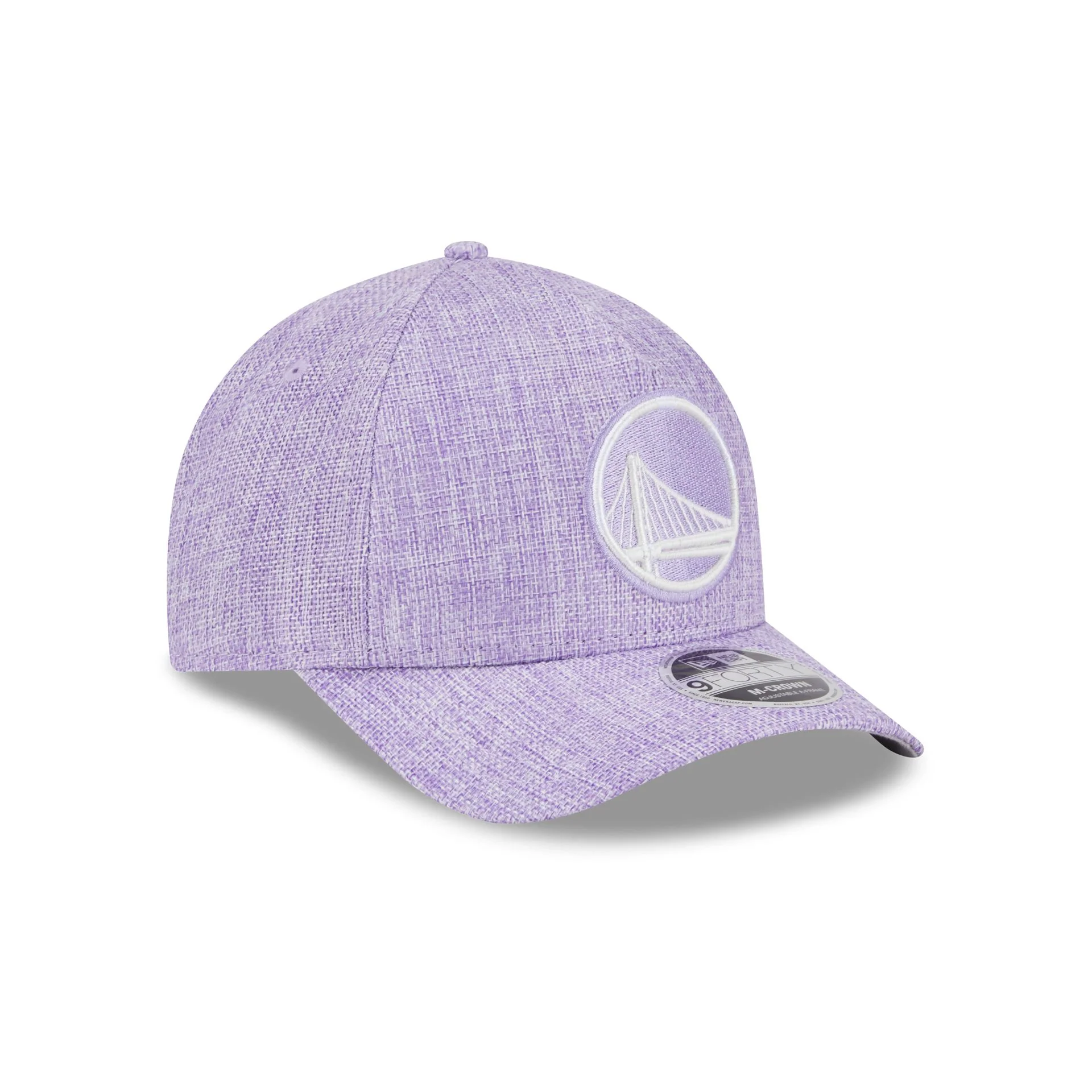 Golden State Warriors Cotton Weave Purple 9FORTY M-Crown A-Frame Snapback Hat