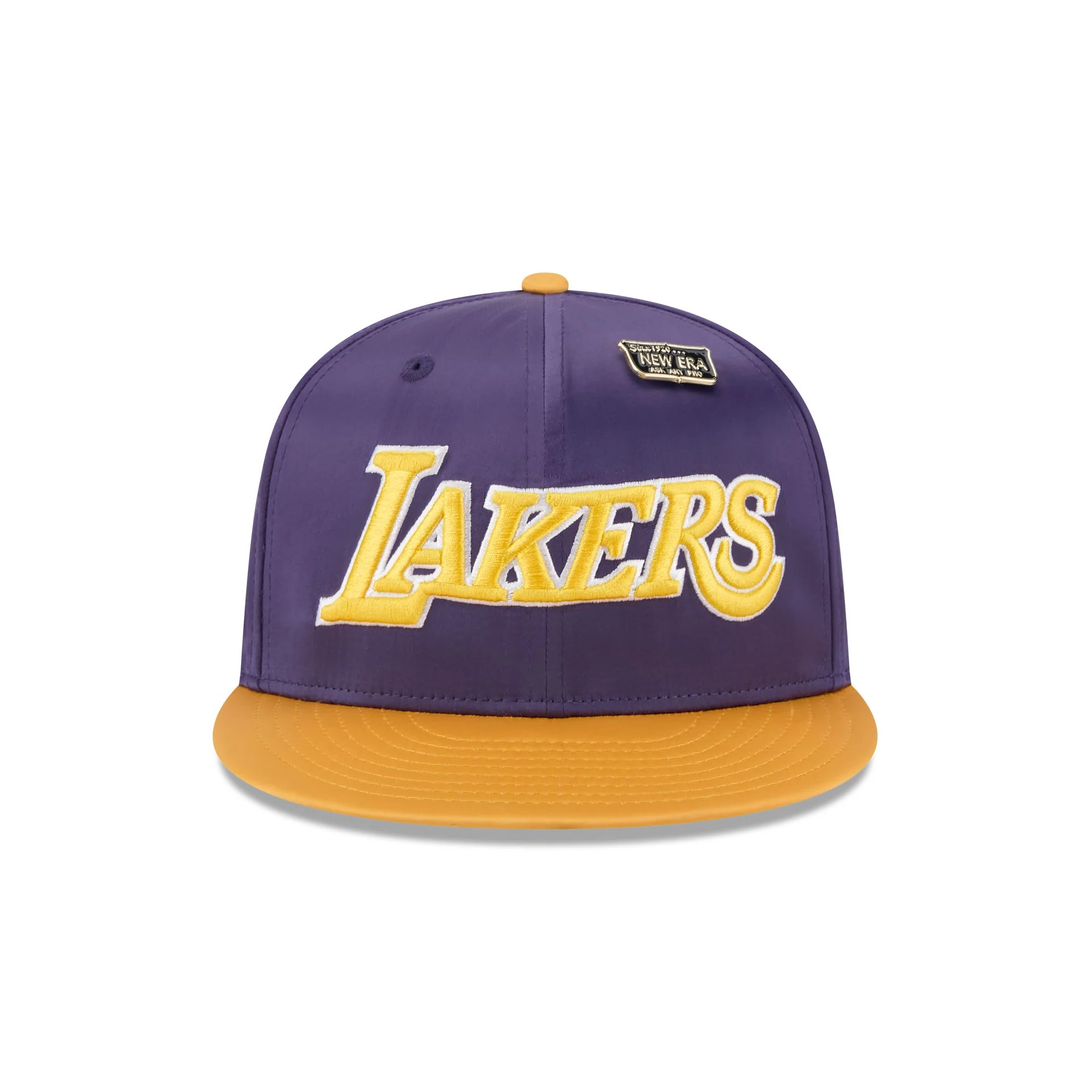 Los Angeles Lakers Satin Pin 9FIFTY Snapback Hat
