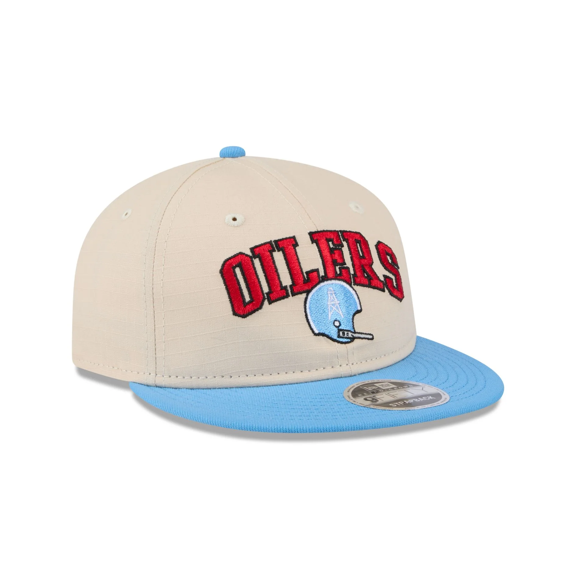 Oilers Historic Helmet Retro Crown 9FIFTY Snapback Hat