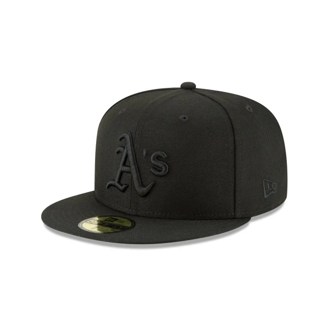Athletics Blackout Basic 59FIFTY Fitted Hat