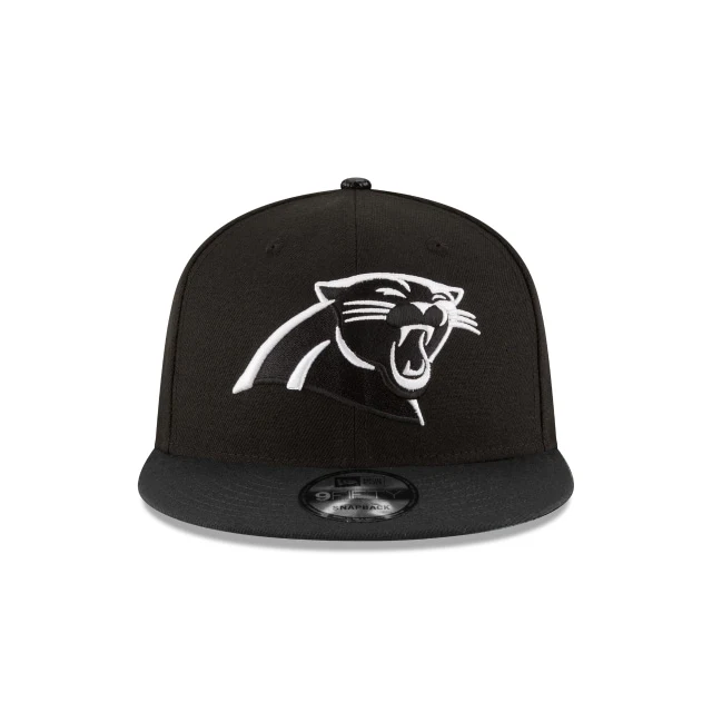 Carolina Panthers Black and White 9FIFTY Snapback Hat
