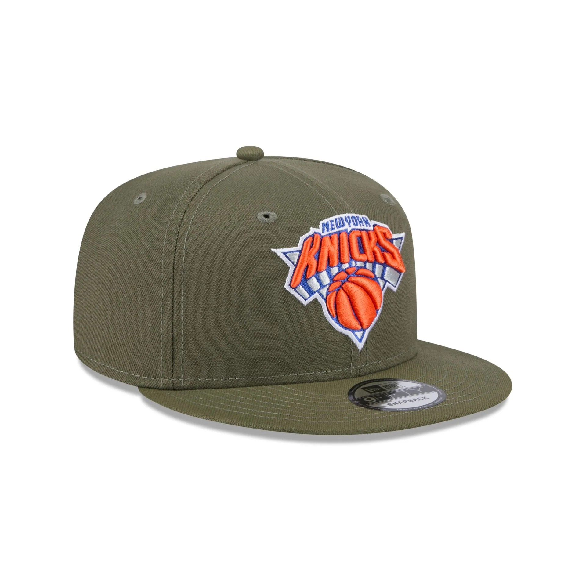 New York Knicks Olive 9FIFTY Snapback Hat