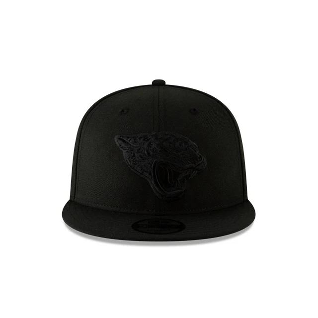Jacksonville Jaguars Black On Black 9FIFTY Snapback Hat