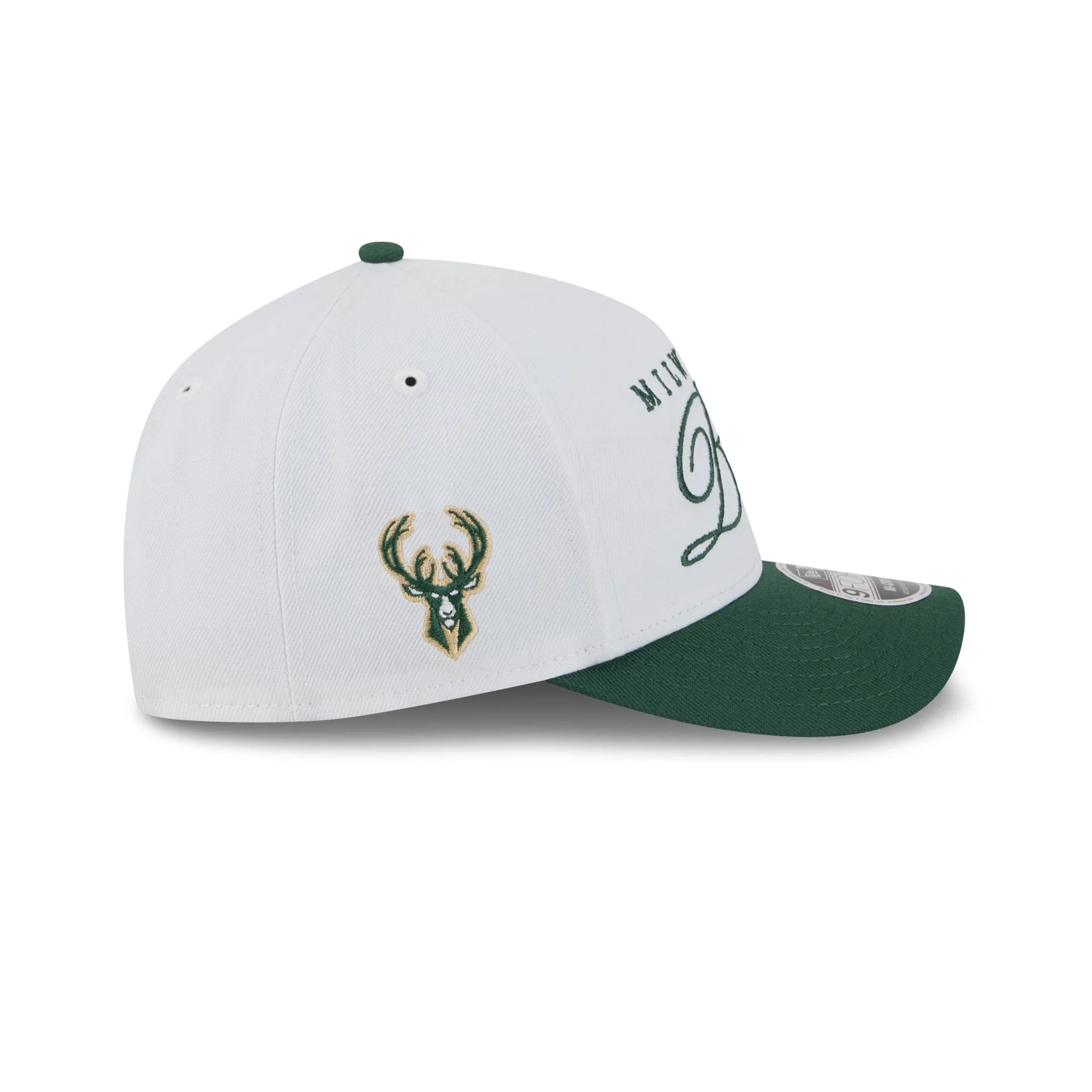 Milwaukee Bucks 2025 Draft 9FORTY M-Crown A-Frame Snapback Hat