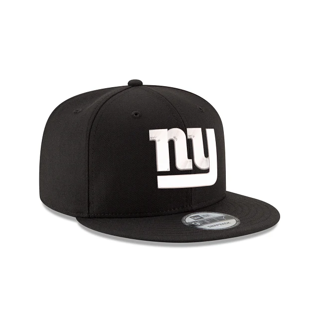 New York Giants Black and White 9FIFTY Snapback Hat