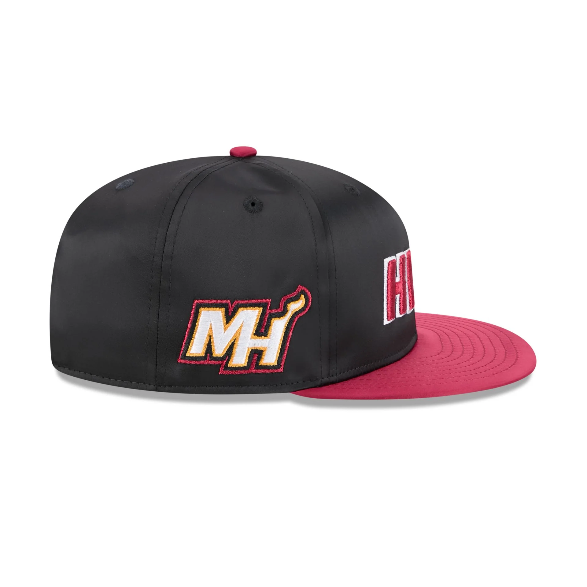 Miami Heat Satin Pin 9FIFTY Snapback Hat