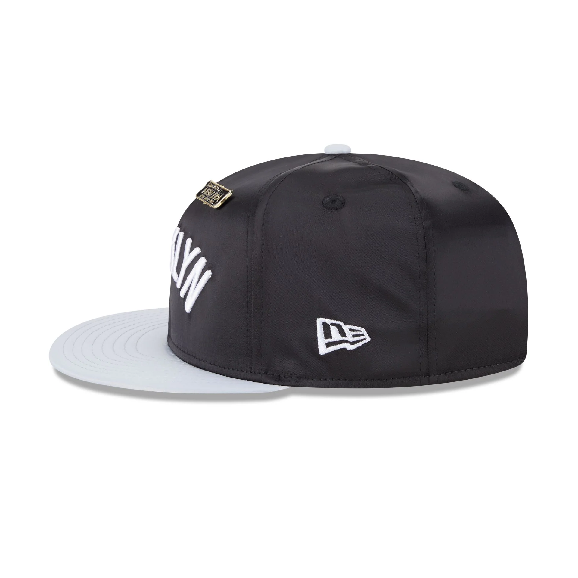 Brooklyn Nets Satin Pin 9FIFTY Snapback Hat