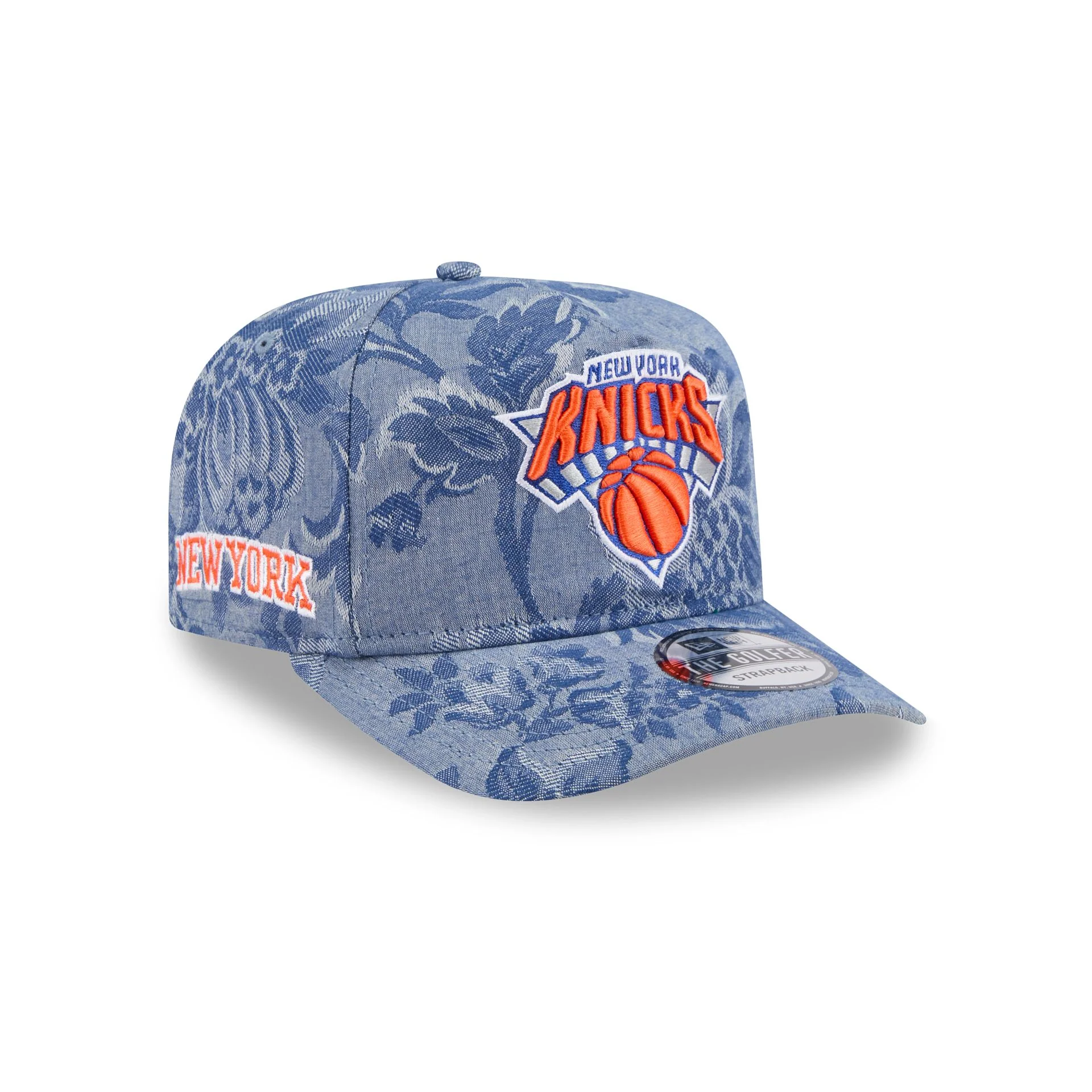 New York Knicks Denim Jacquard Golfer Hat