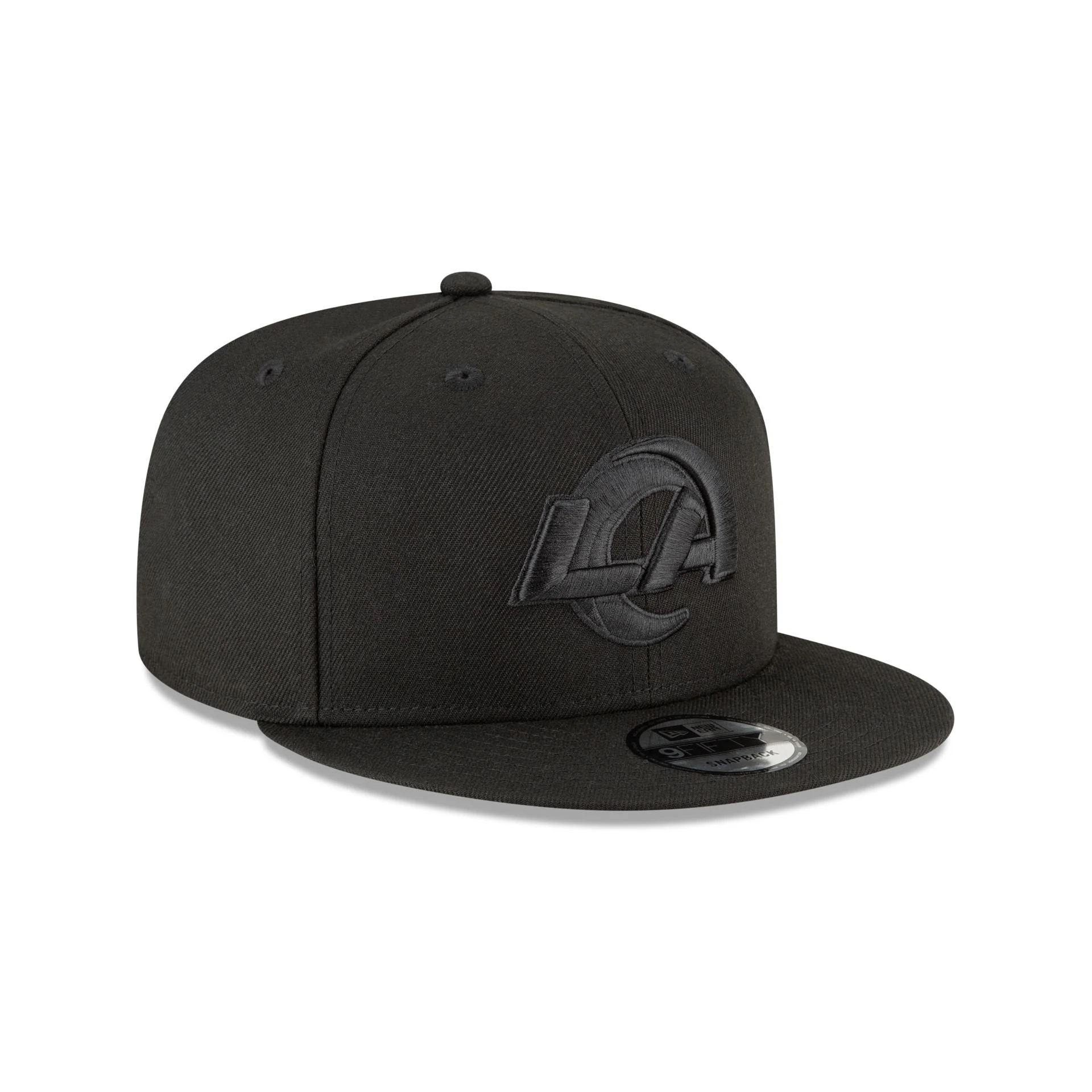 Los Angeles Rams Basic Black on Black 9FIFTY Snapback