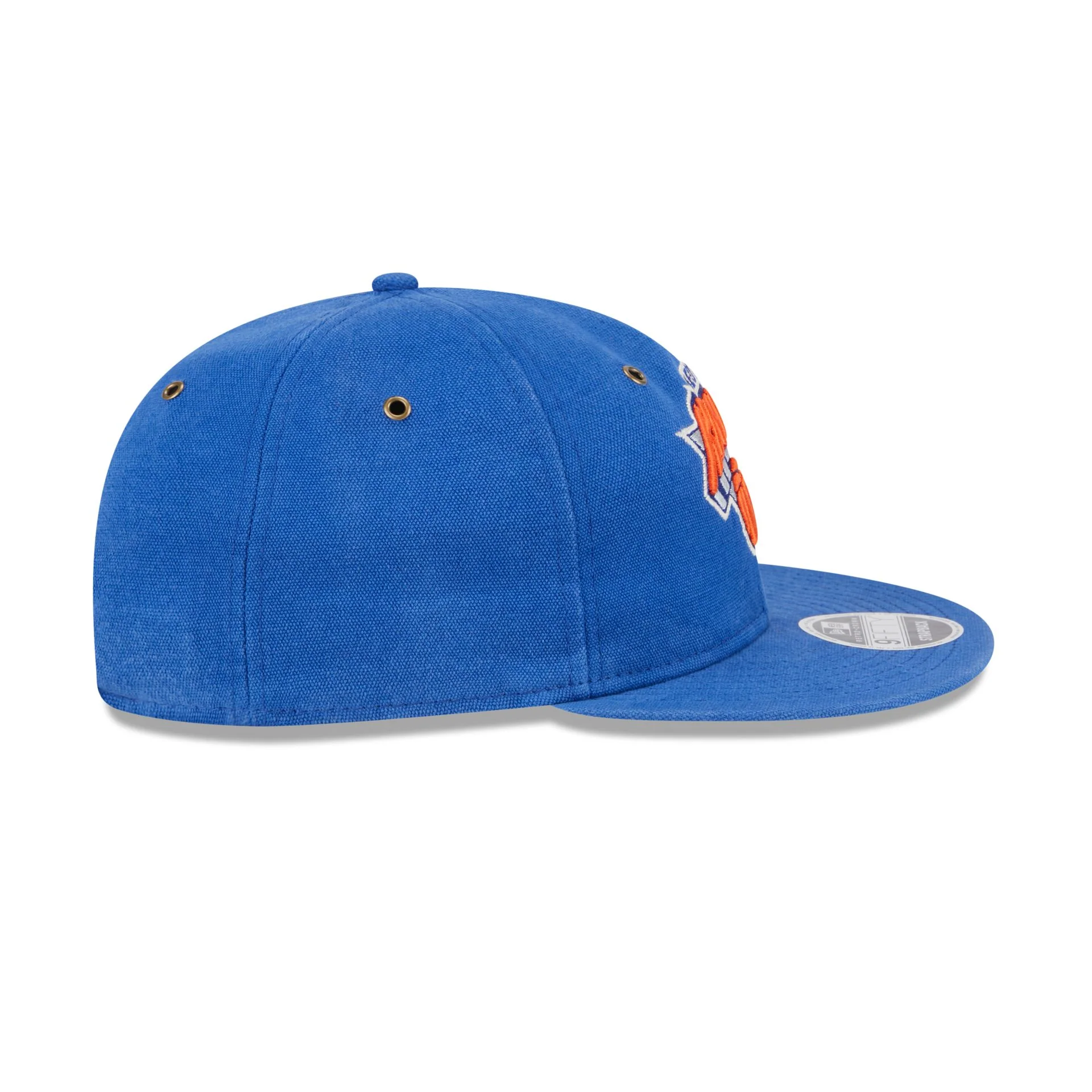 New York Knicks Cotton Canvas Retro Crown 9FIFTY Adjustable Hat