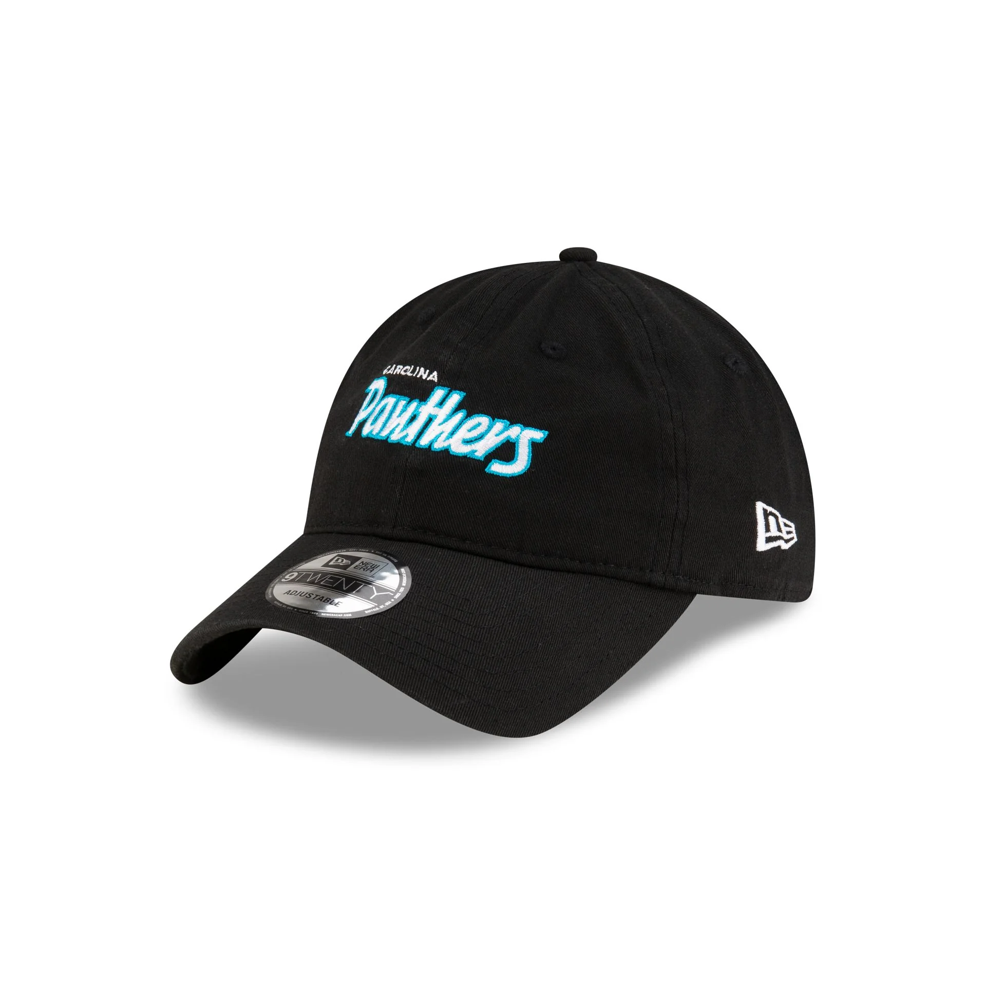 Carolina Panthers Washed Script 9TWENTY Adjustable Hat