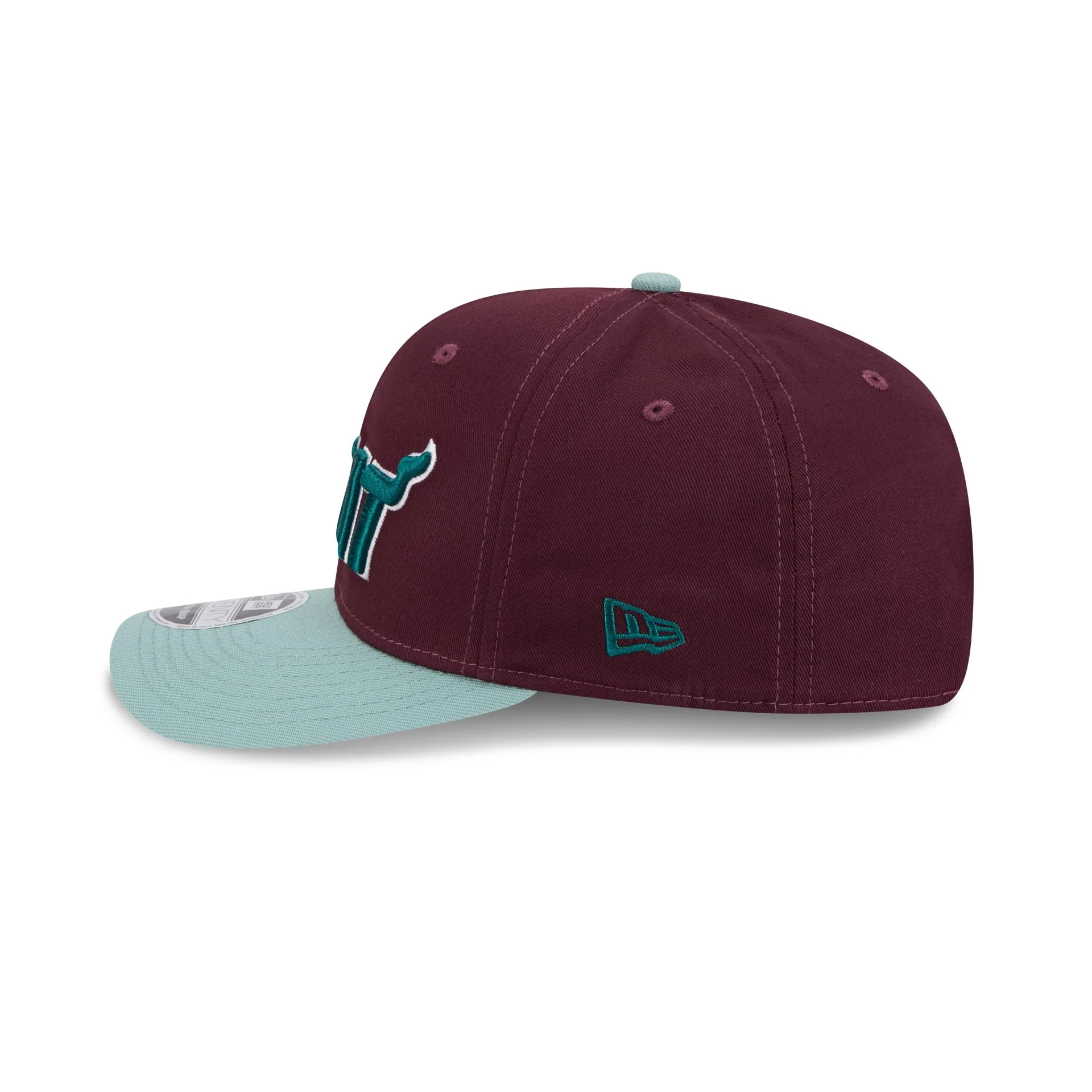 Miami Heat Maroon 9SEVENTY Stretch-Snap Hat