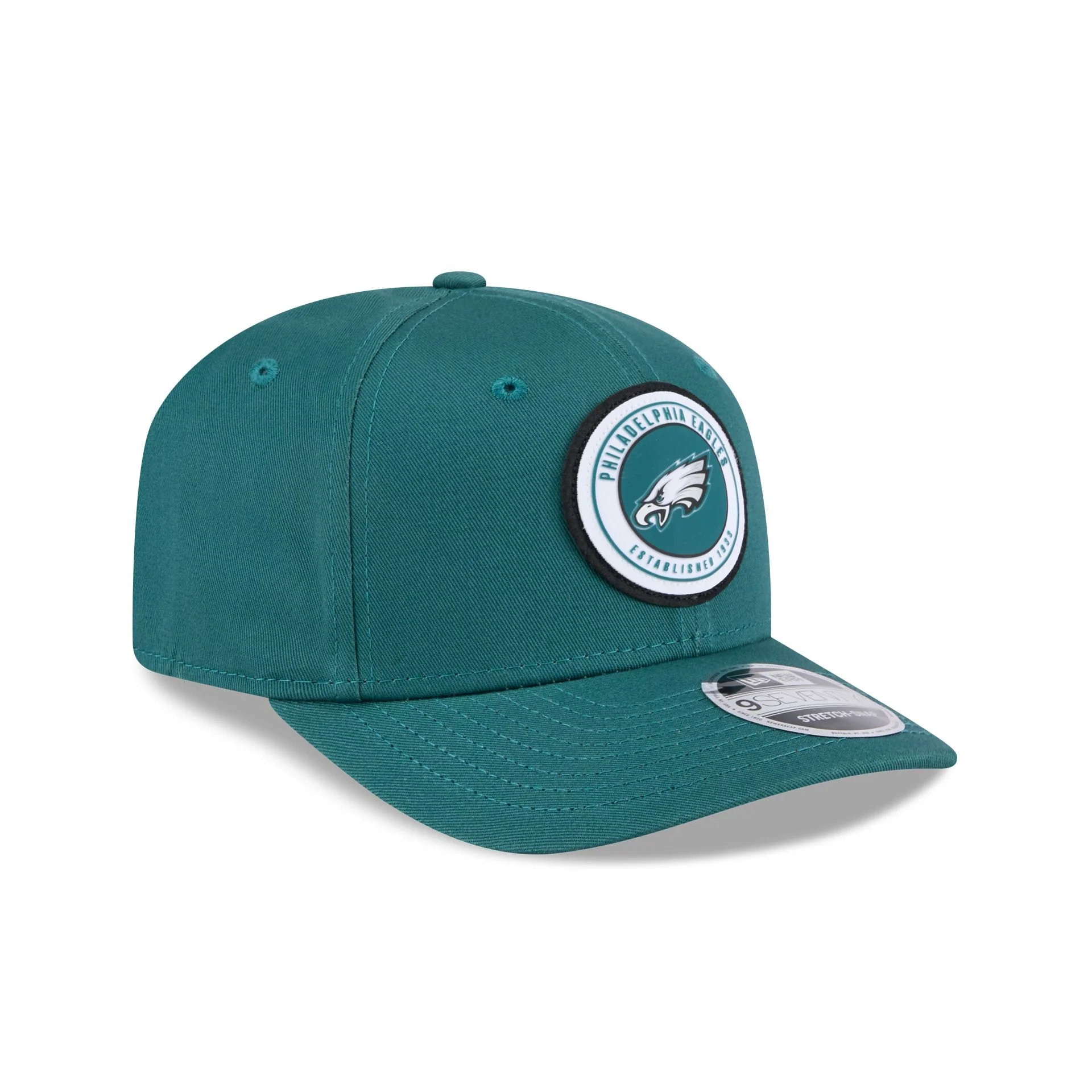 Philadelphia Eagles Circle Patch 9SEVENTY Stretch-Snap Hat