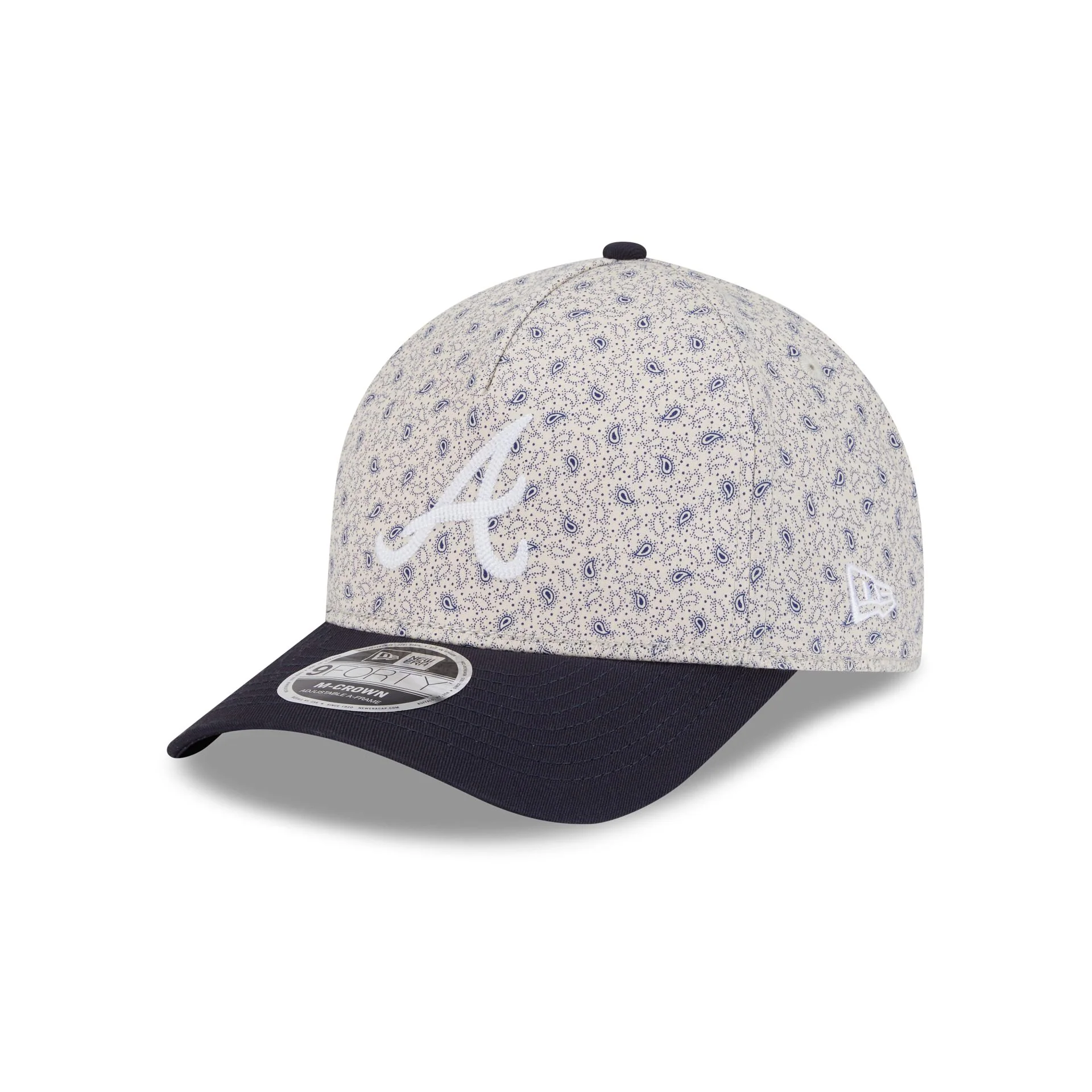 Atlanta Braves Micro Print 9FORTY M-Crown A-Frame Adjustable Hat