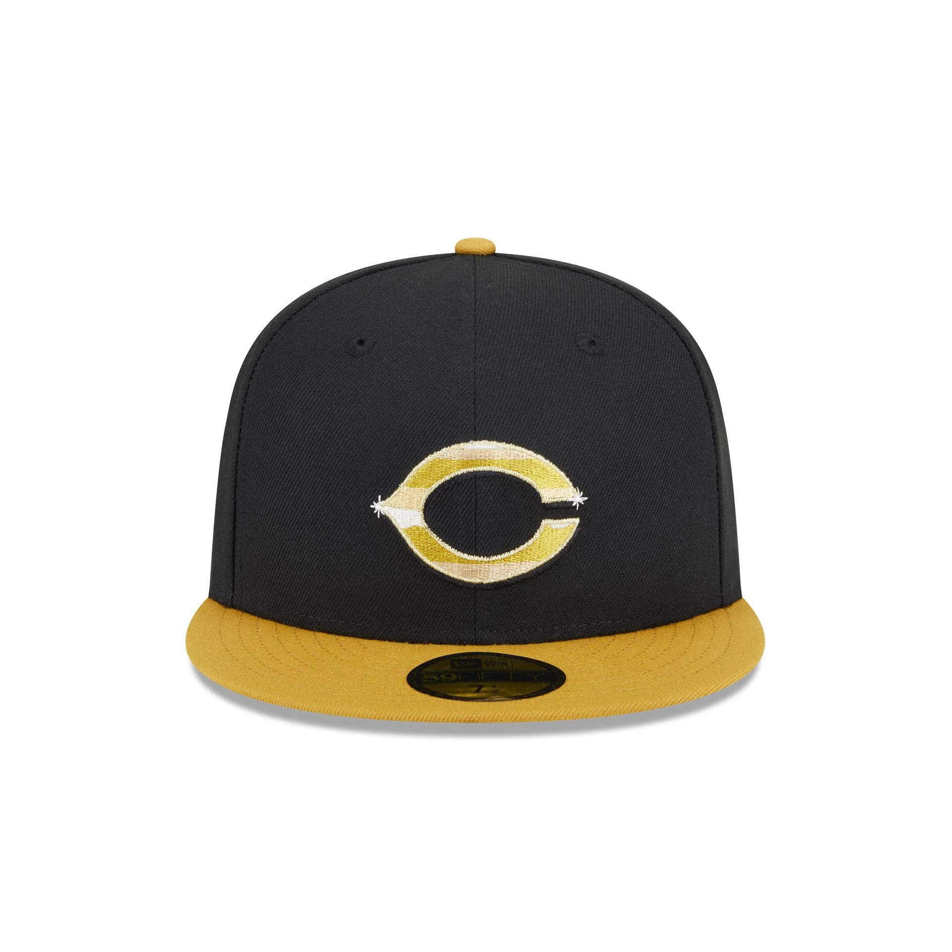Cincinnati Reds Metallic Gold Logo 59FIFTY Fitted Hat
