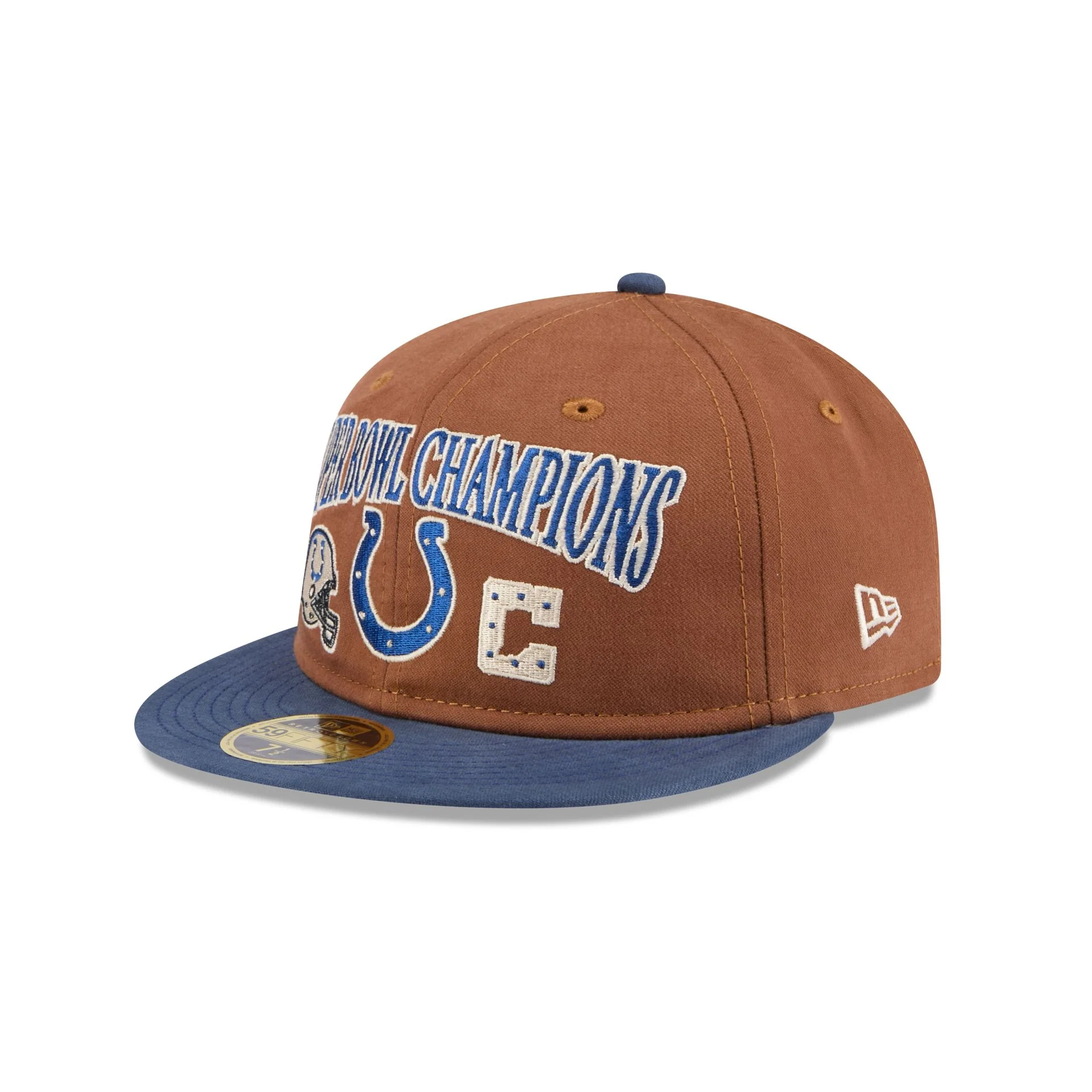 Indianapolis Colts Champions Retro Crown 59FIFTY Fitted Hat