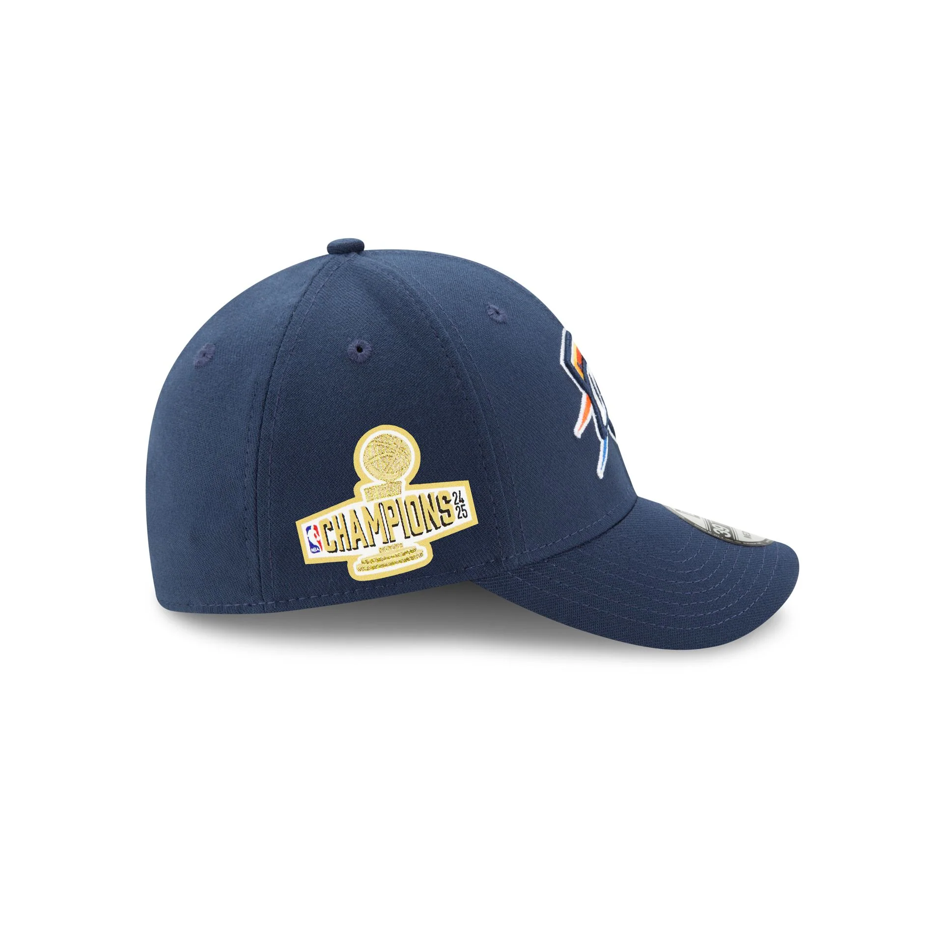 Oklahoma City Thunder 2025 NBA Champions Sidepatch 39THIRTY Stretch Fit