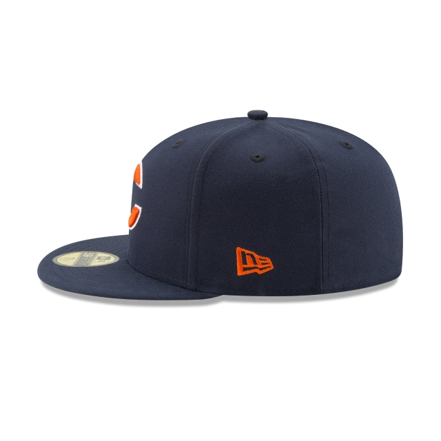 Chicago Bears Navy 59FIFTY Fitted Hat