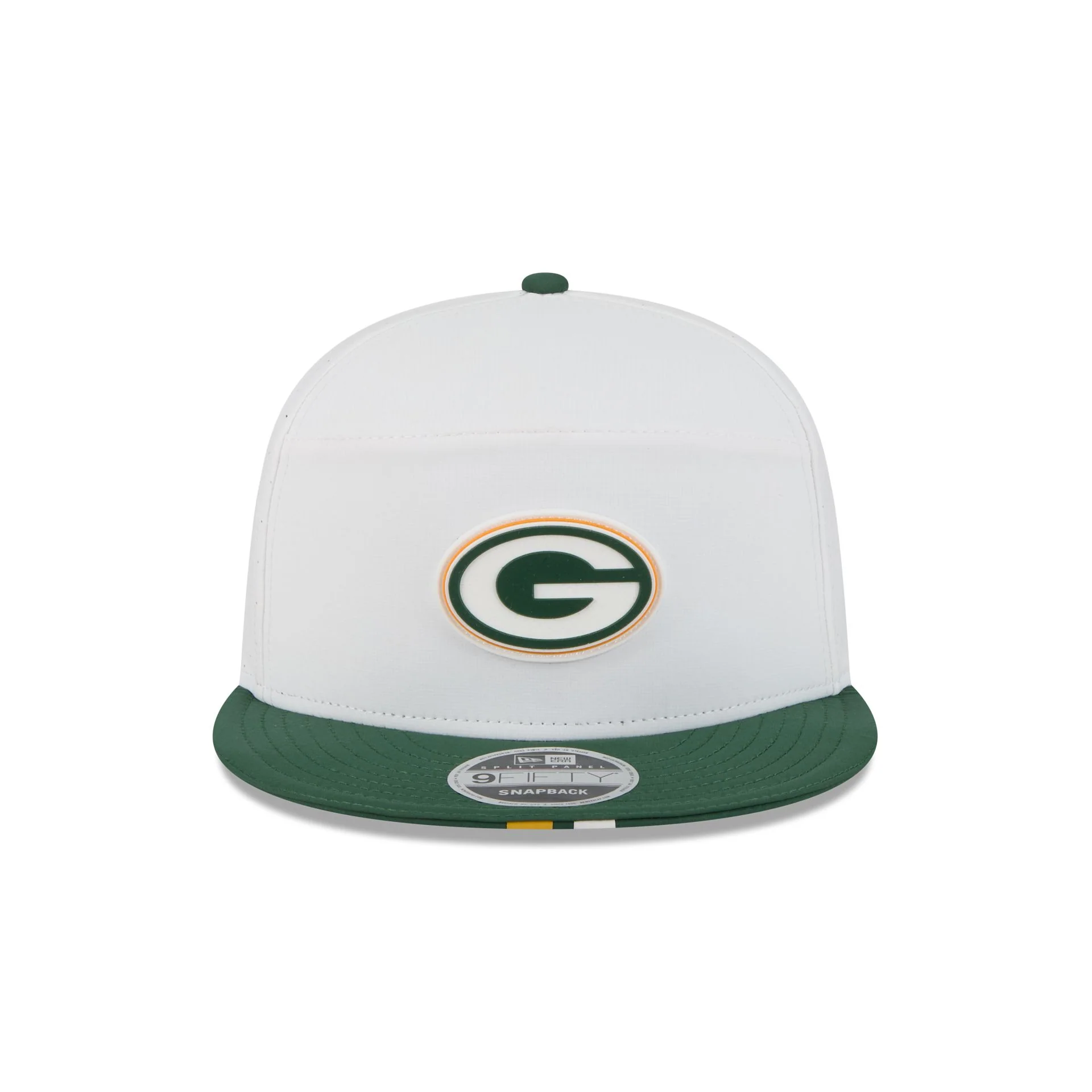 Green Bay Packers 2025 Training Split Panel 9FIFTY Snapback Hat