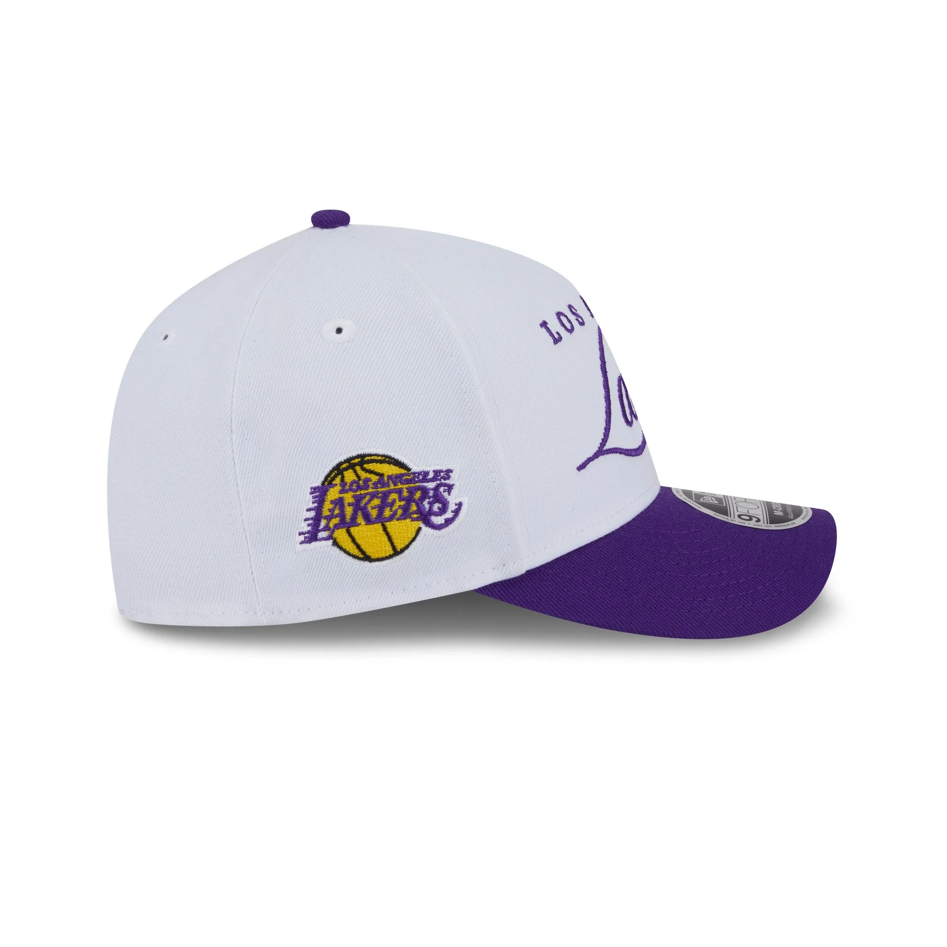 Los Angeles Lakers 2025 Draft 9FORTY M-Crown A-Frame Snapback Hat
