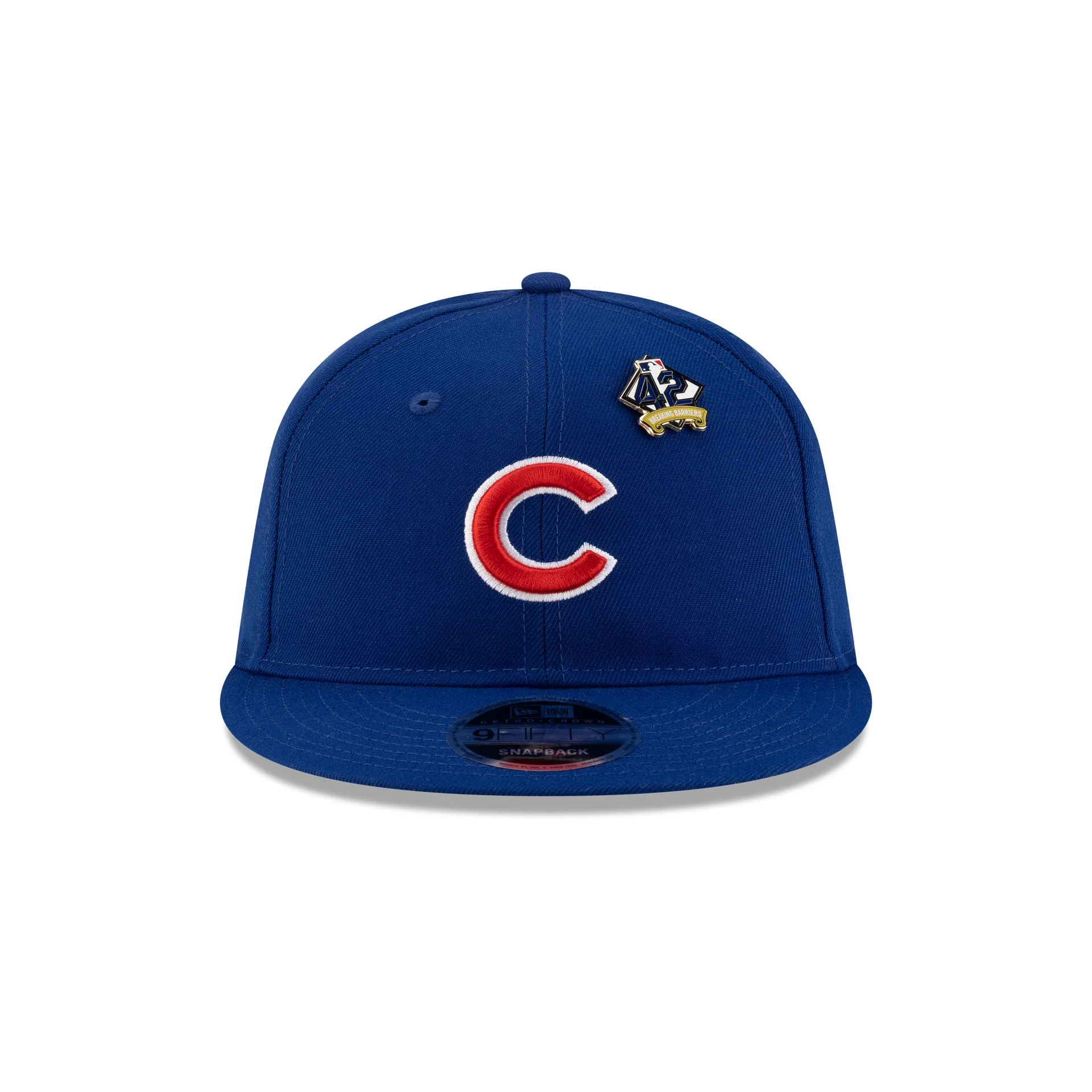 Chicago Cubs Jackie Robinson Day 2025 Retro Crown 9FIFTY Snapback Hat