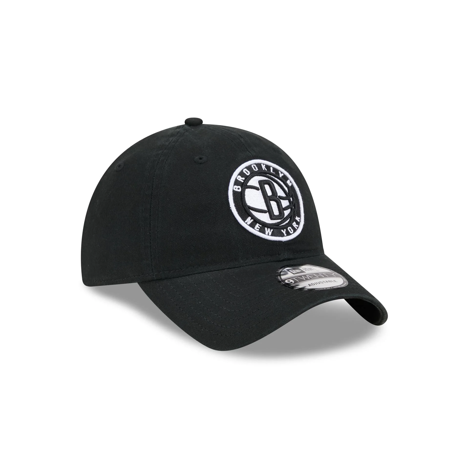 Brooklyn Nets Black 9TWENTY Adjustable Hat
