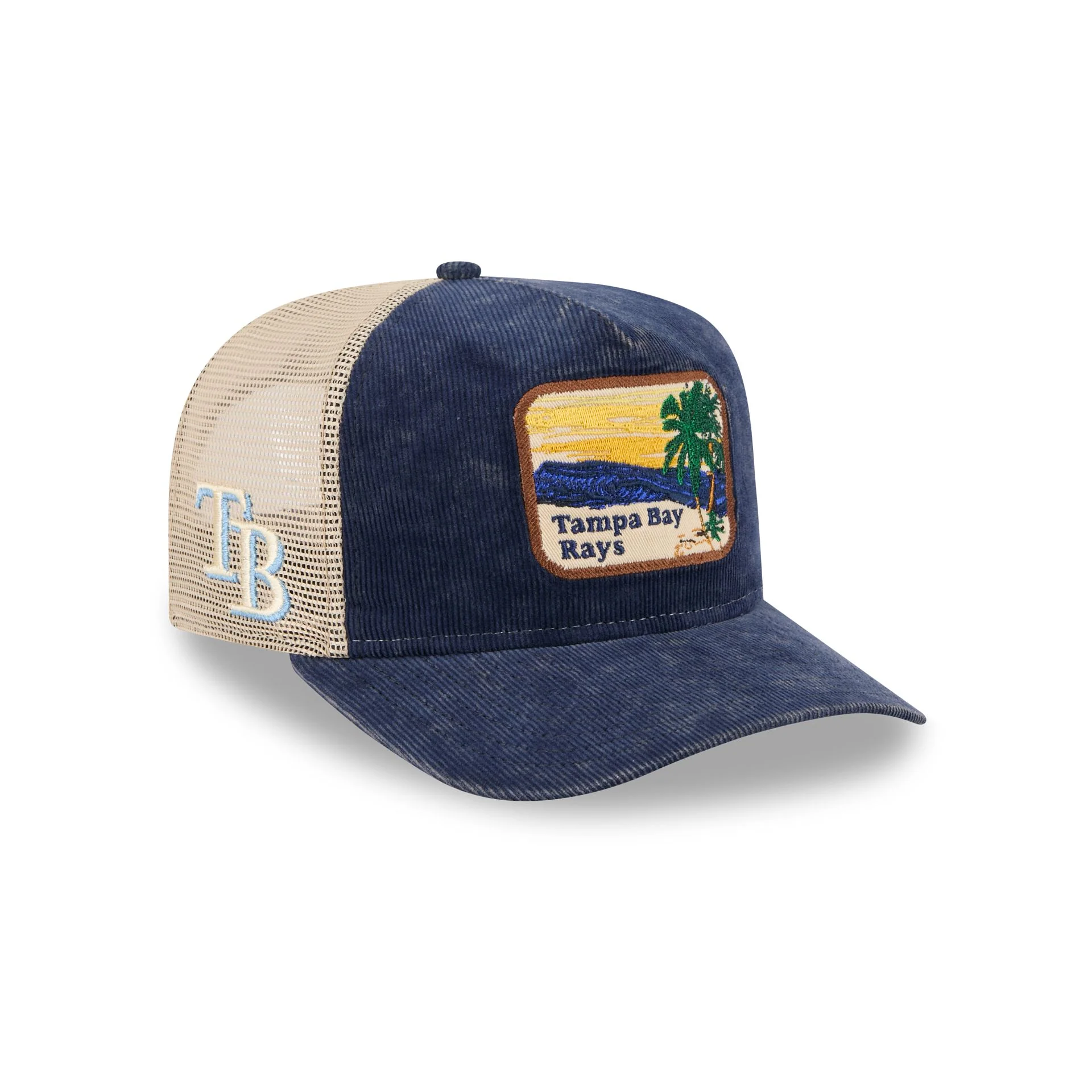 Tampa Bay Rays Vintage Landscape 9FIFTY A-Frame Trucker Hat