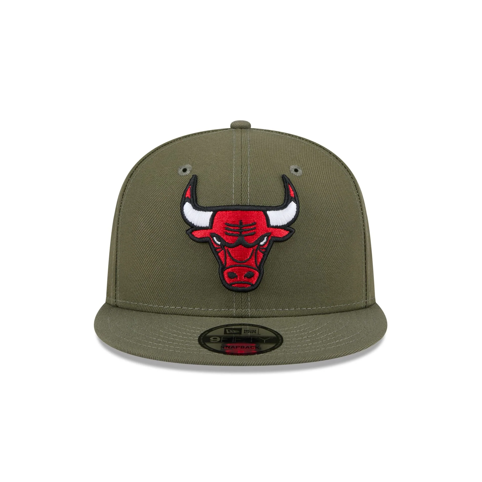 Chicago Bulls Olive 9FIFTY Snapback Hat