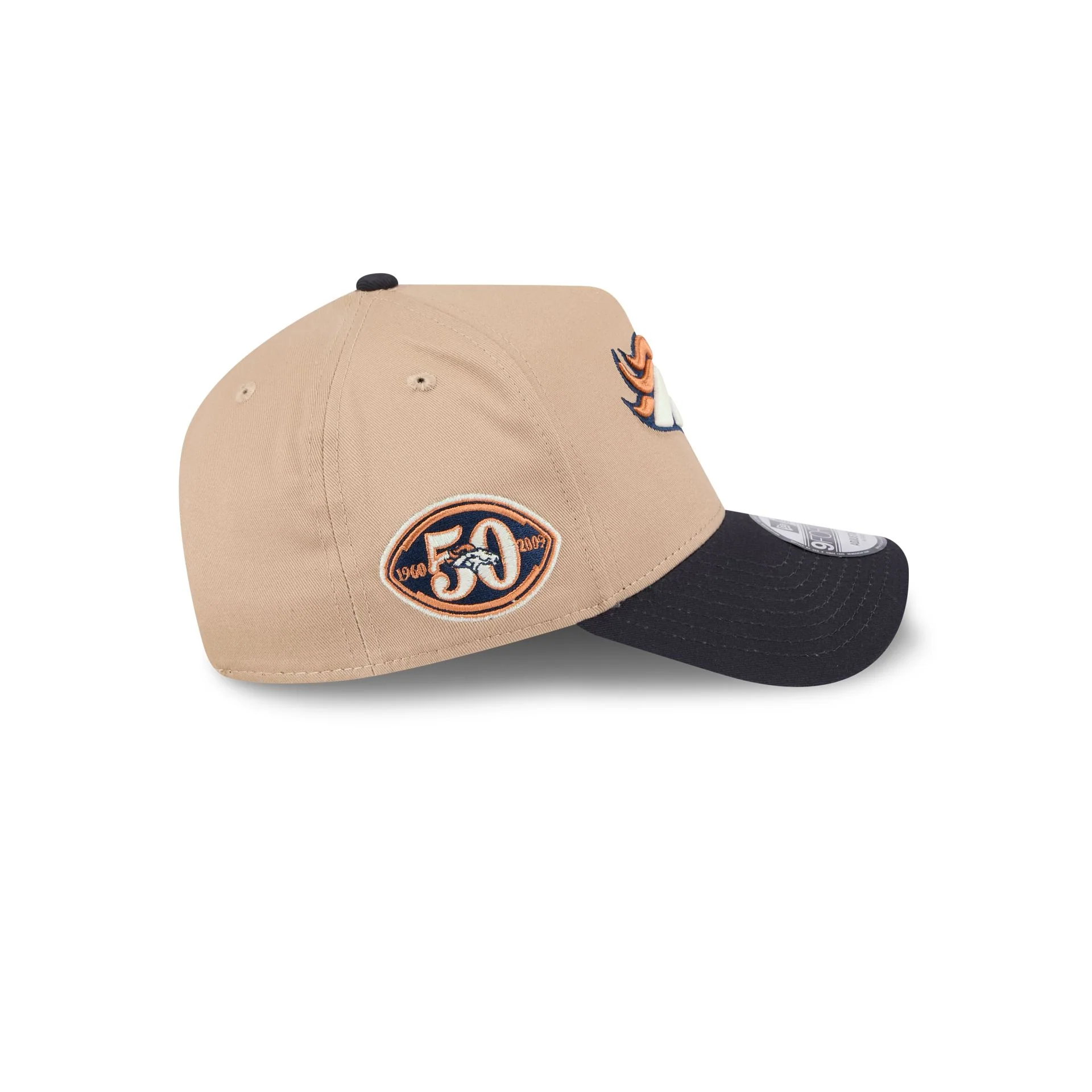 Denver Broncos Beige Khaki 9FORTY A-Frame Snapback Hat