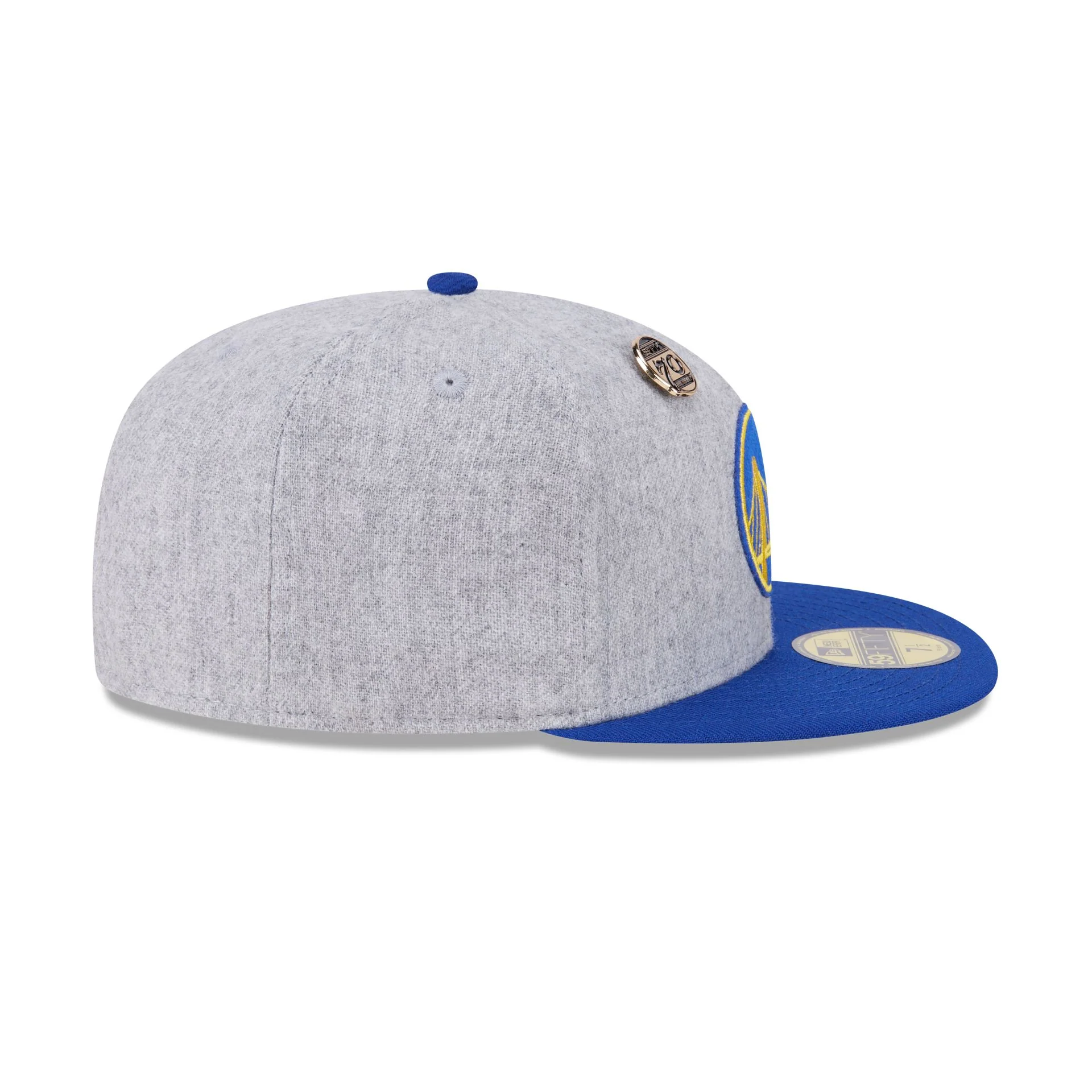 Golden State Warriors 70th Anniversary Gray 59FIFTY Fitted Hat