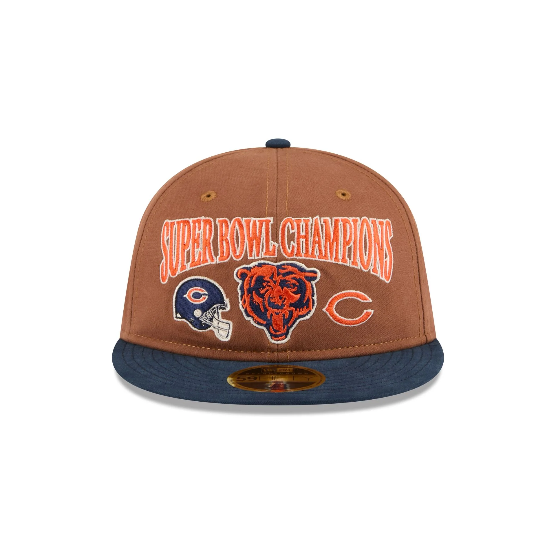 Chicago Bears Champions Retro Crown 59FIFTY Fitted Hat