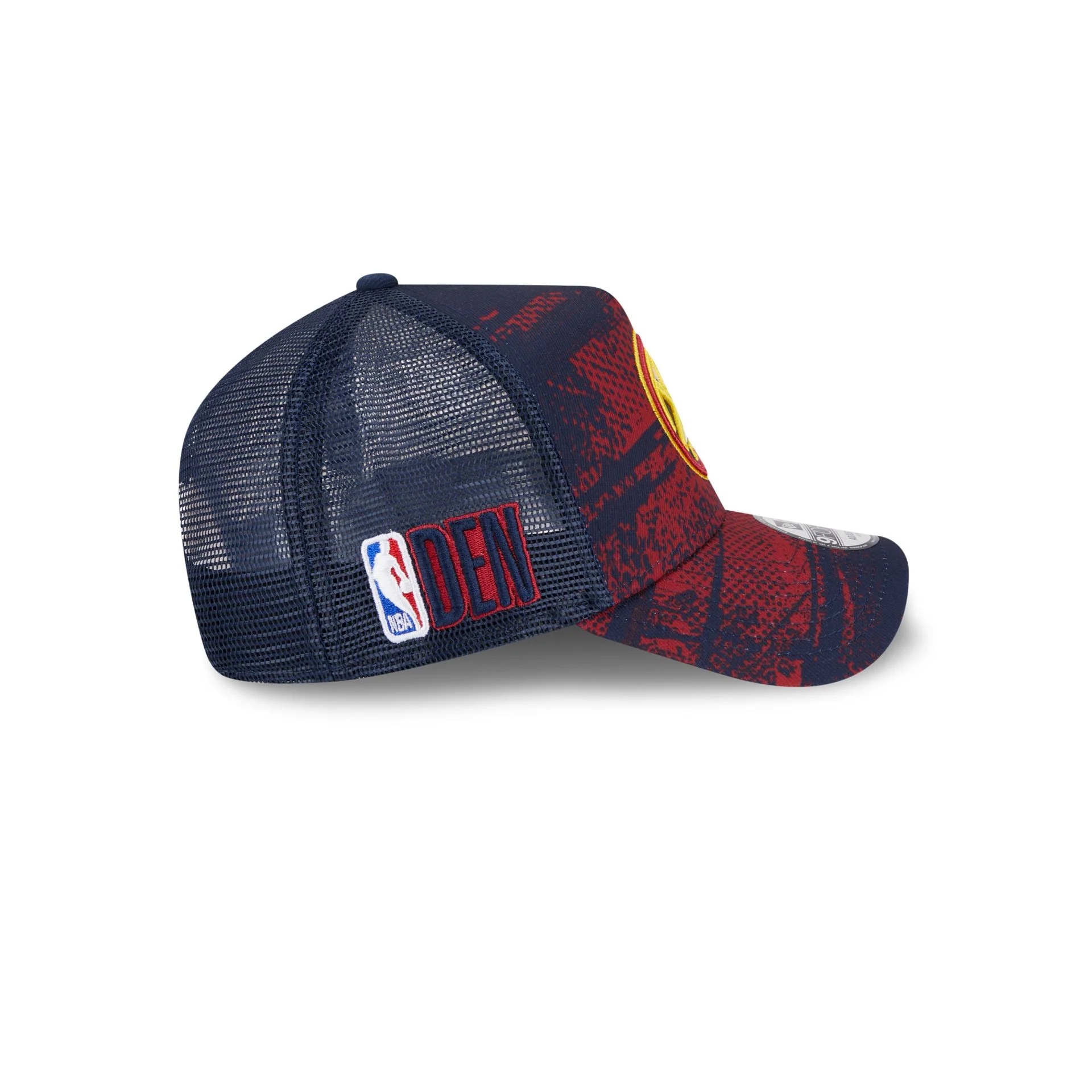 Denver Nuggets 2024 Tip-Off 9FORTY A-Frame Trucker Hat